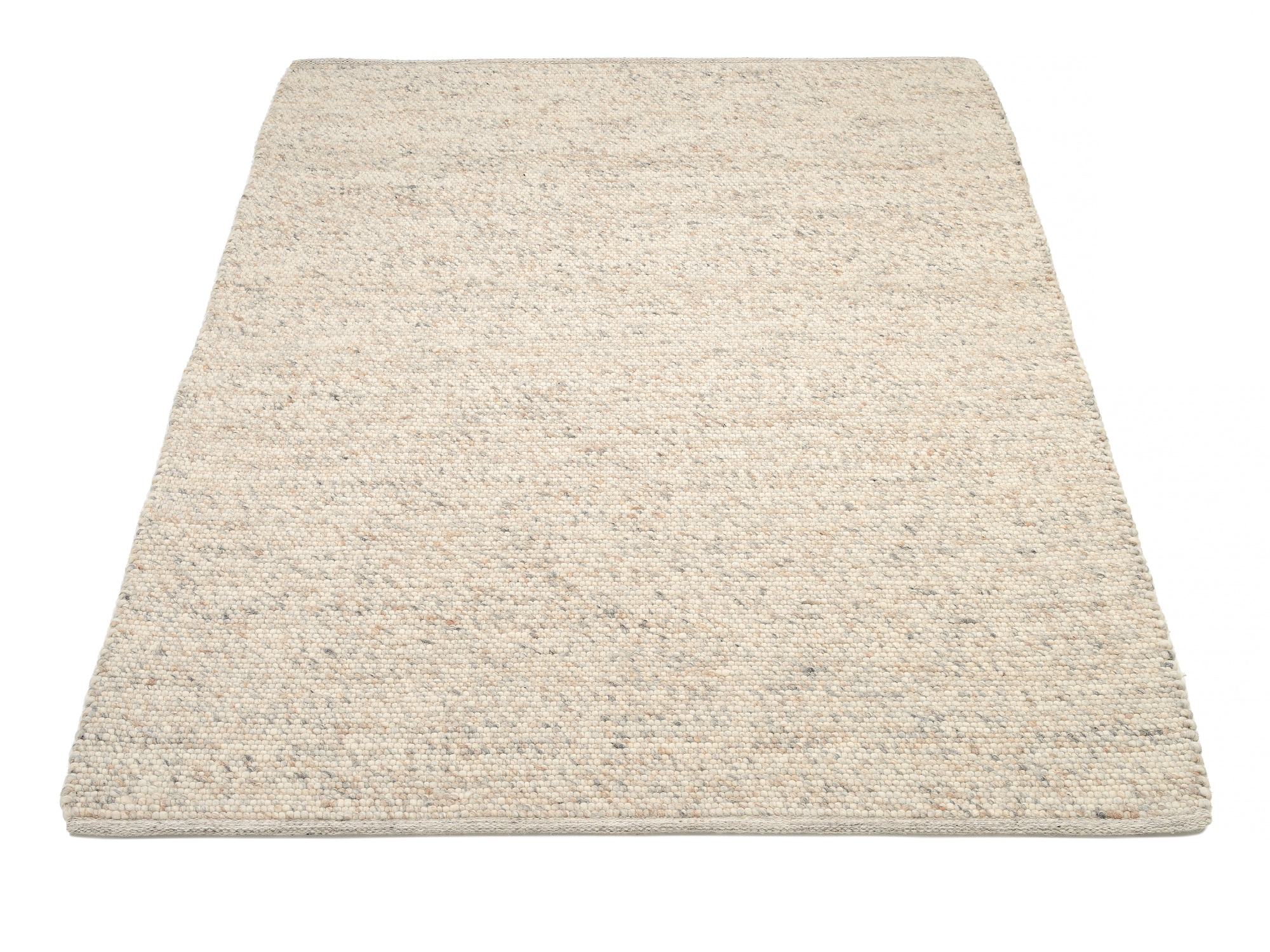 Teppich „FAVORIT“, rechteckig, Handweb-Teppich aus Inn, handgewebt, hochwertig verarbeitet beige 12 mm B/L: 90 cm x 160 cm – 12 mm