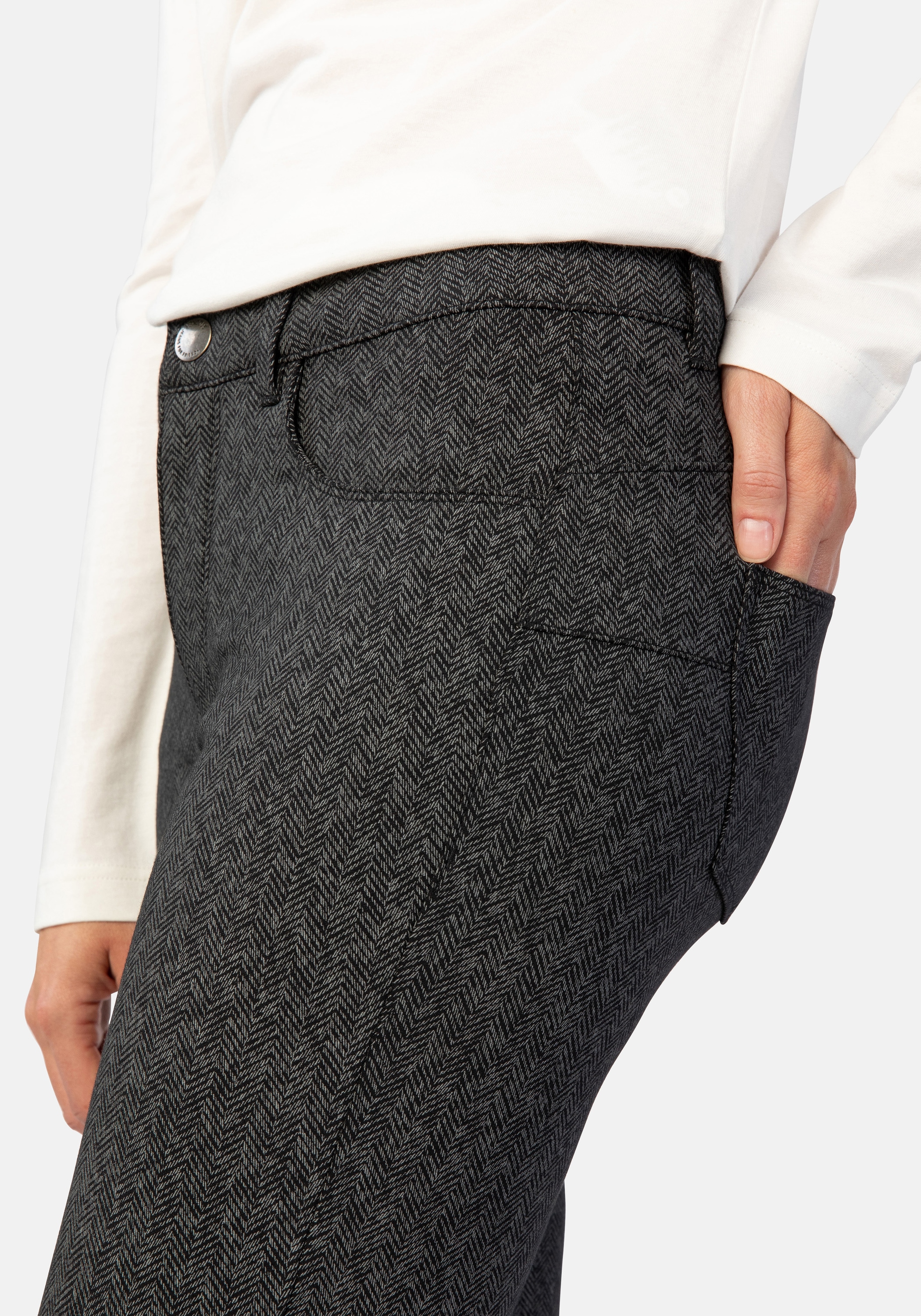 STOOKER WOMEN 5-Pocket-Hose »Milano Jersey Print Magic Shape Fit«, Casual Printed, Bedruckt Magic Shape Effekt für Damen