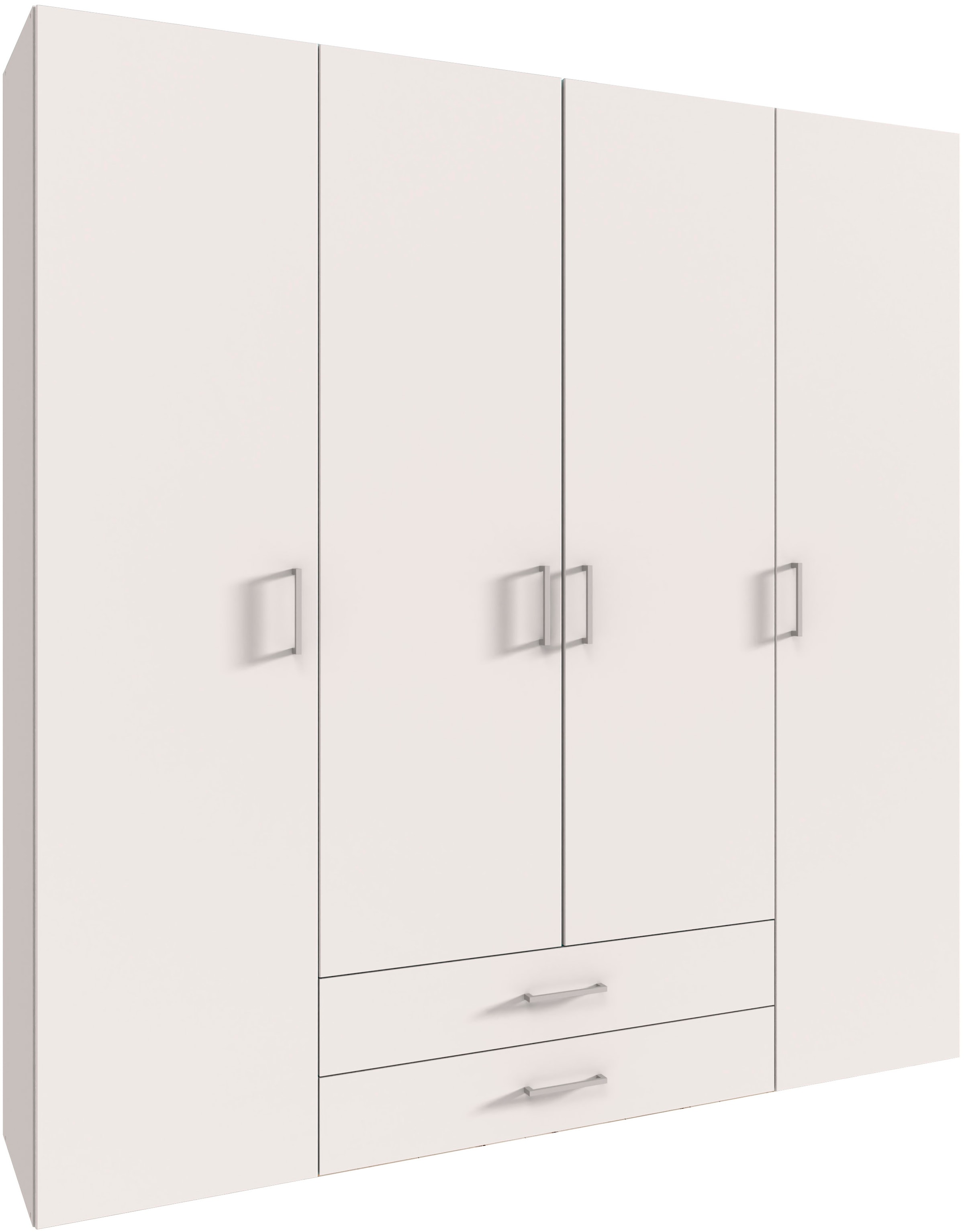 Wimex Drehtürenschrank »Mugano« mit langen oder kurzen Griffen aus Metall, günstig online kaufen