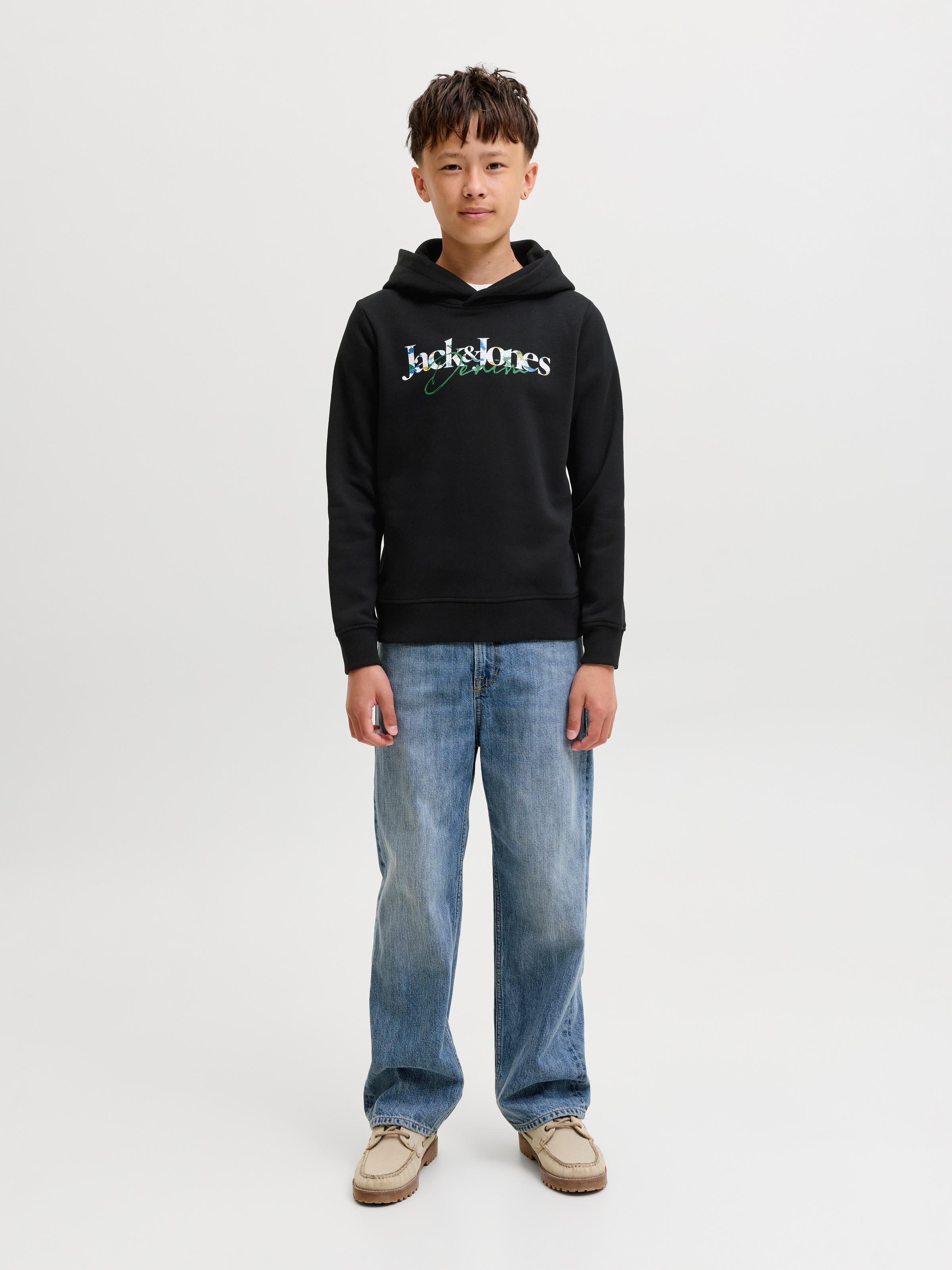 Jack & Jones Junior Kapuzensweatshirt »JJTOM SWEAT HOOD SN JNR«, Baumwollmischung, regular fit
