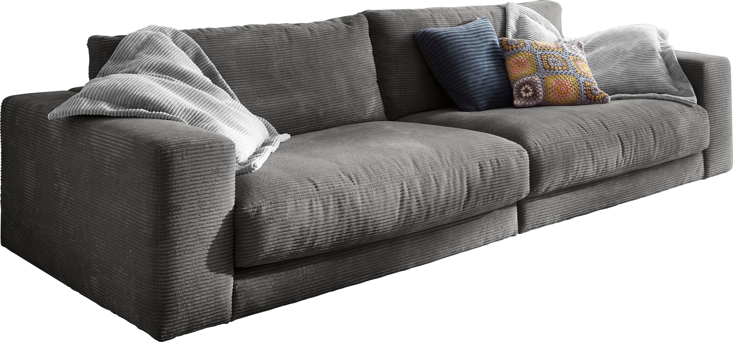 kaufen Fein- Breitcord Candy Big-Sofa Rechnung auf stylisches Zeitloses 3C Loungemöbel, und und in »Enisa«,