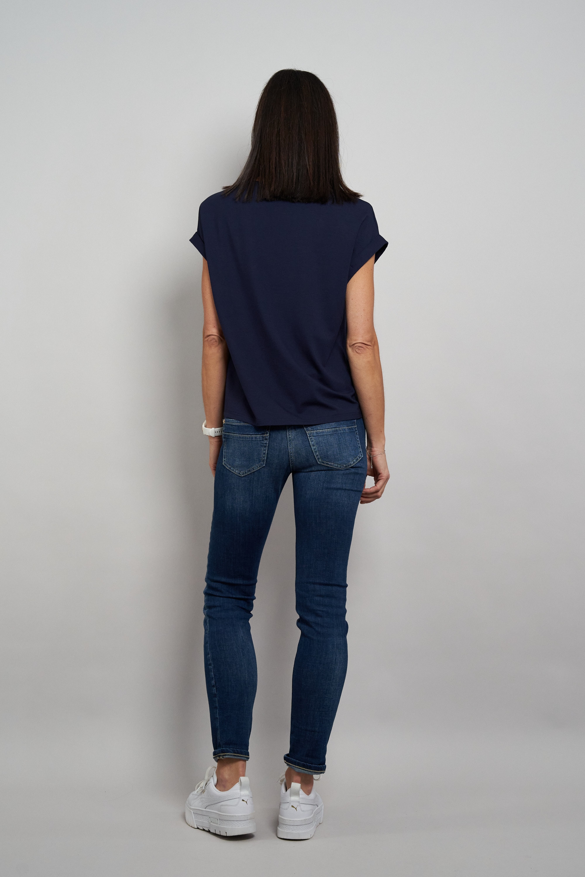 Seidel Moden Kurzarmshirt »Otto exclusiv« Rundhals mit Ärmelaufschlag -MADE IN GERMANY
