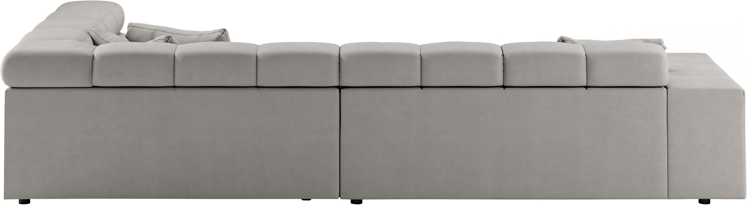 INOSIGN Ecksofa »Ancona incl. Kopfteilverstellung, OTTOs Choice, Breite 319cm, L-Form«, wahlweise motorische Sitztiefenverstellung, auch in Cord + Easy Care