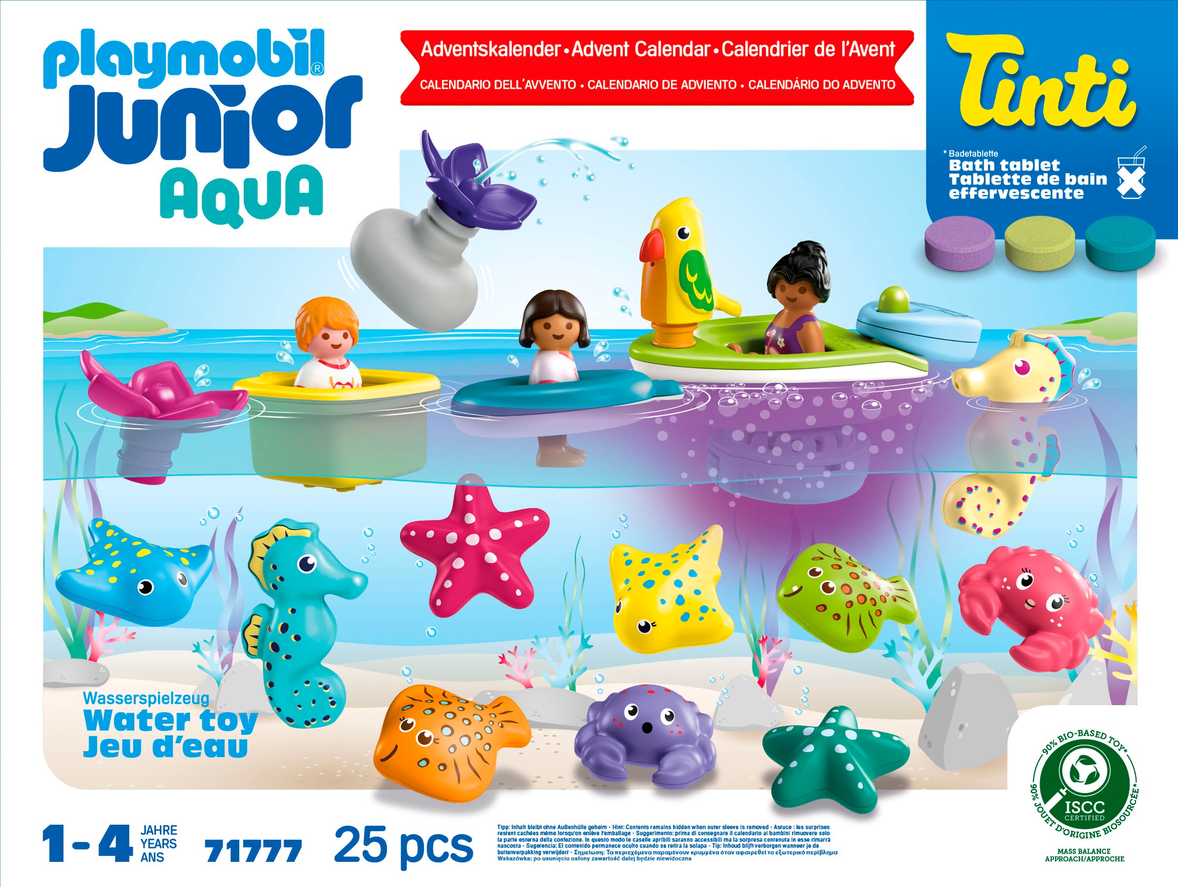 Playmobil® Spielzeug-Adventskalender »Bunter Badespaß, Junior & Tinti (7177 günstig online kaufen