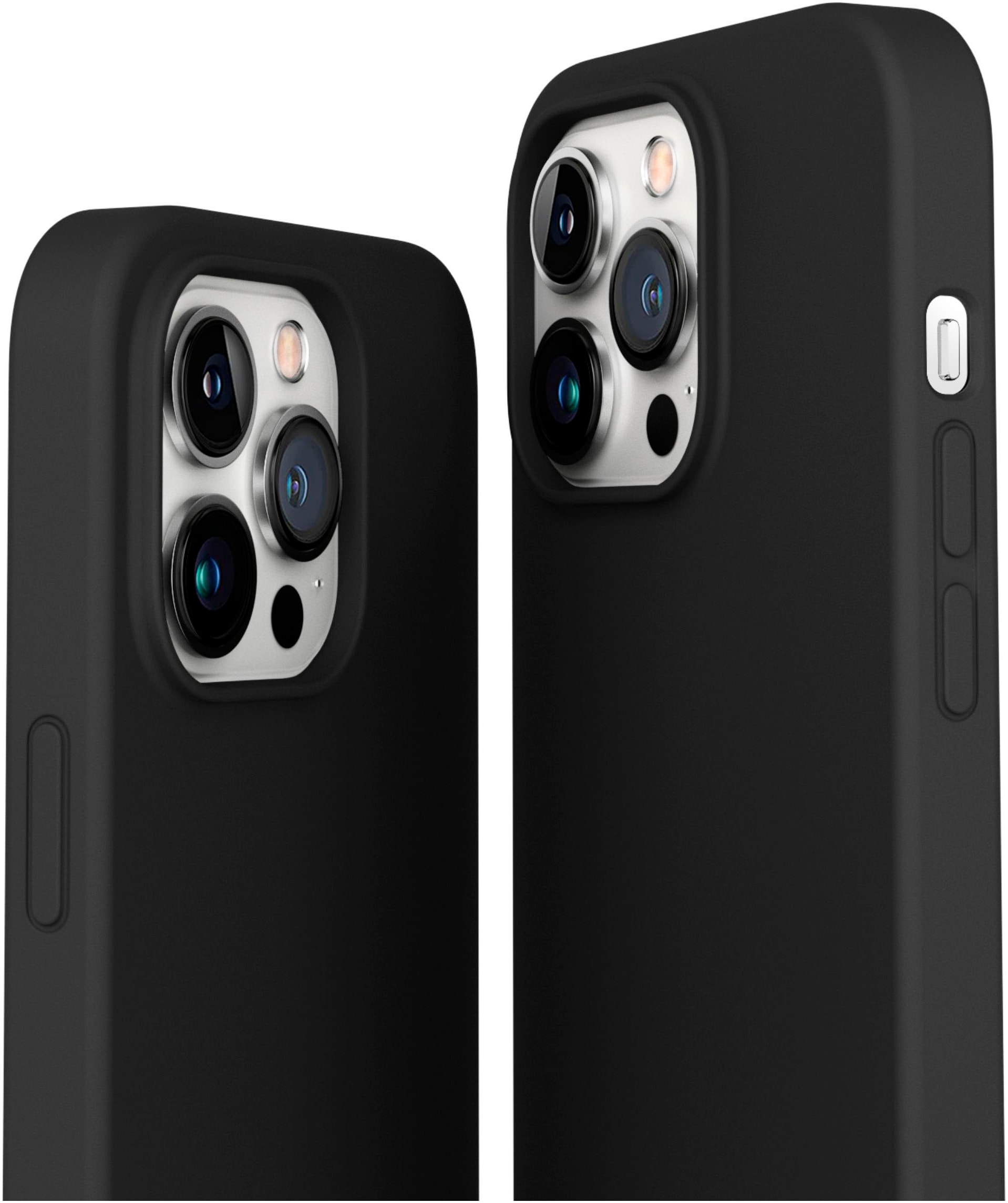 VONMÄHLEN Smartphone-Hülle »iPhone 13 Pro Max, Eco Silicone Case - Black«