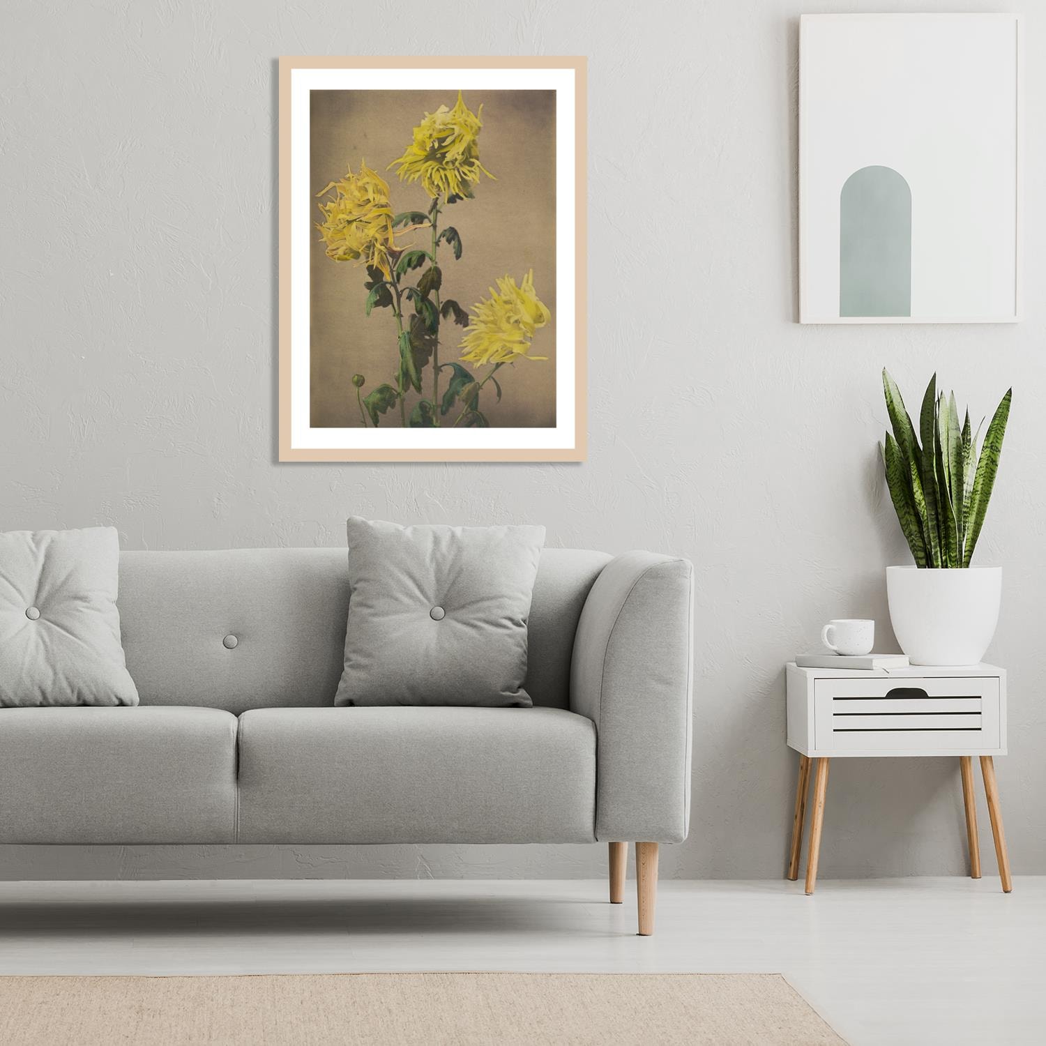 queence Bild mit Rahmen »Hannah«, Blumen-Pflanzen, Premium Poster mit Natur günstig online kaufen