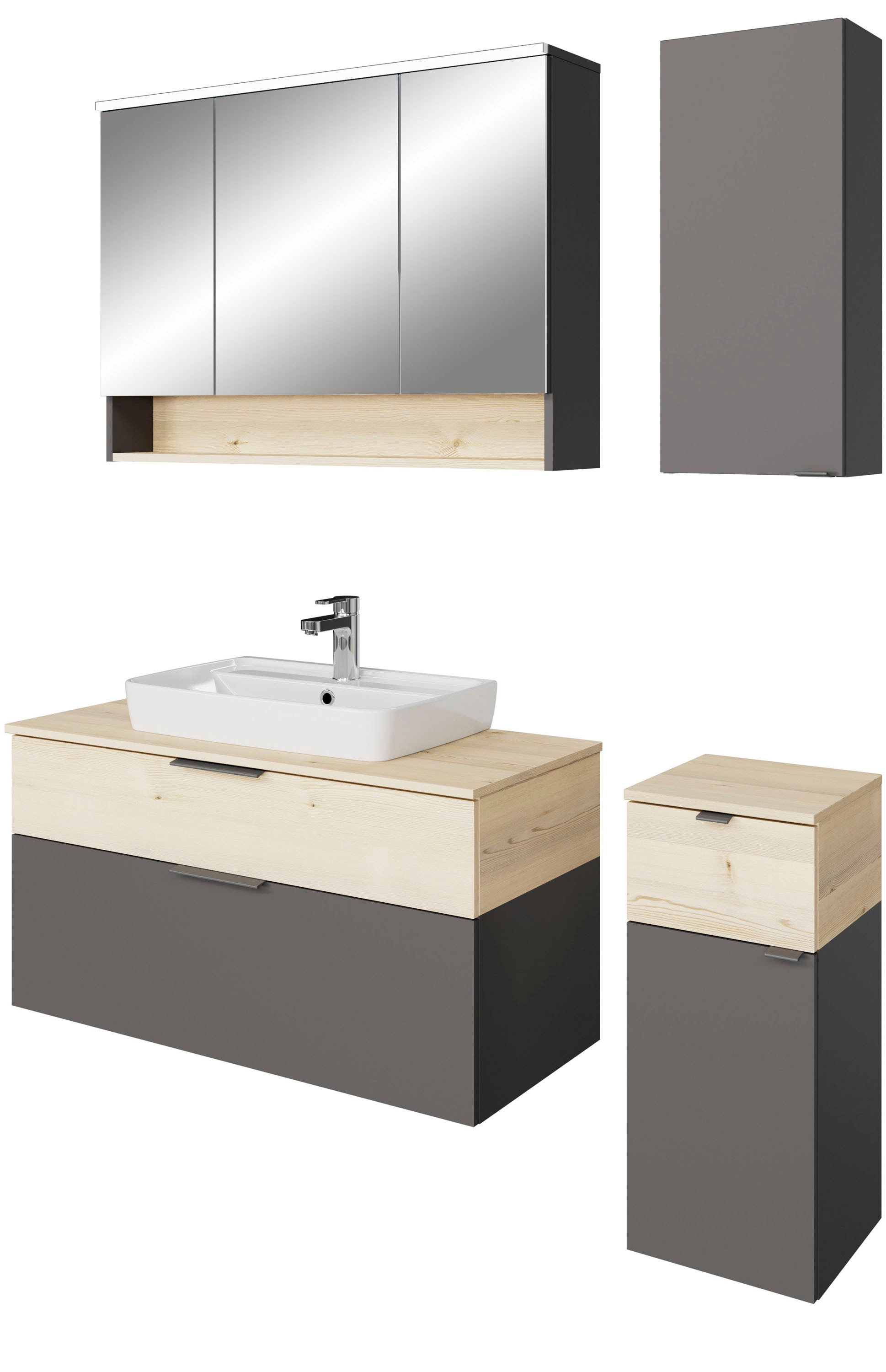 Saphir Badmöbel-Set »Quickset 394«, (Komplett-Set, 5 St.) günstig online kaufen