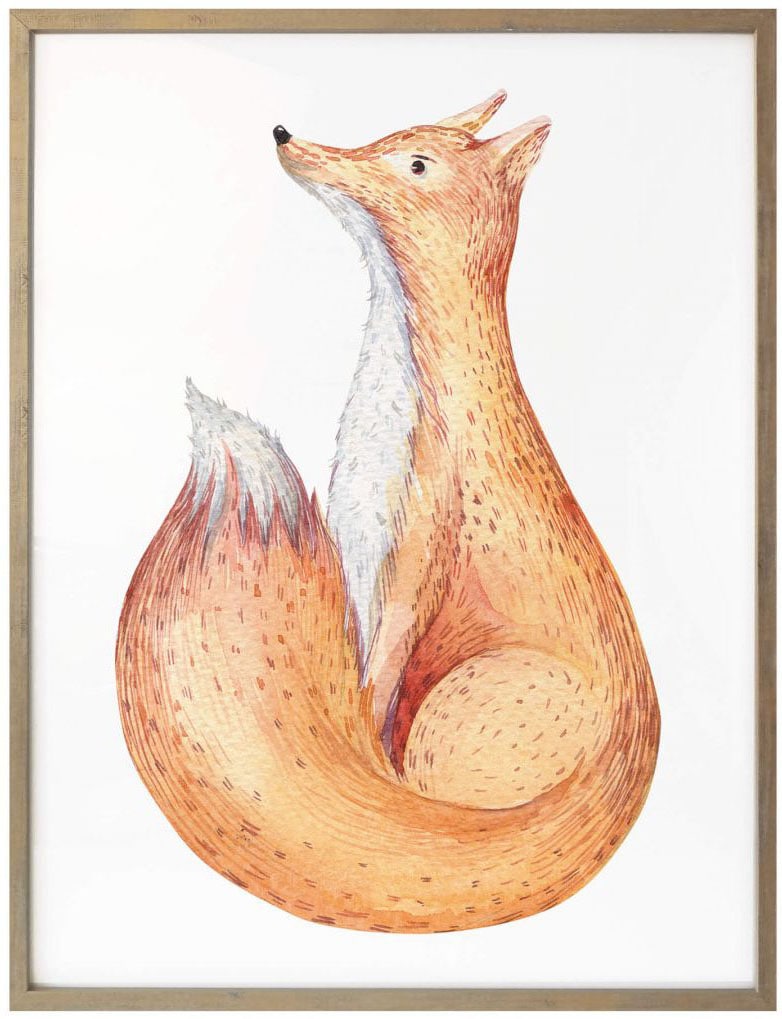 online Fuchs«, Poster, Wall-Art (1 Wandposter Bild, St.), »Waldtiere Wandbild, Tiere, Poster kaufen
