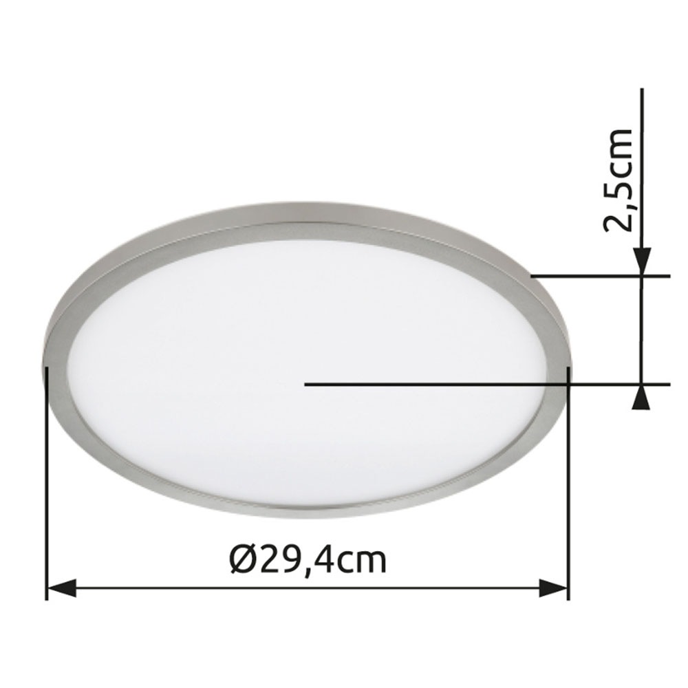 GLOBO LIGHTING LED Deckenleuchte »SAPANA«, Leuchtmittel LED-Modul | LED fest integriert, Deckenlampe/rund/Wohnzimmer/Schlafzimmer/elegant