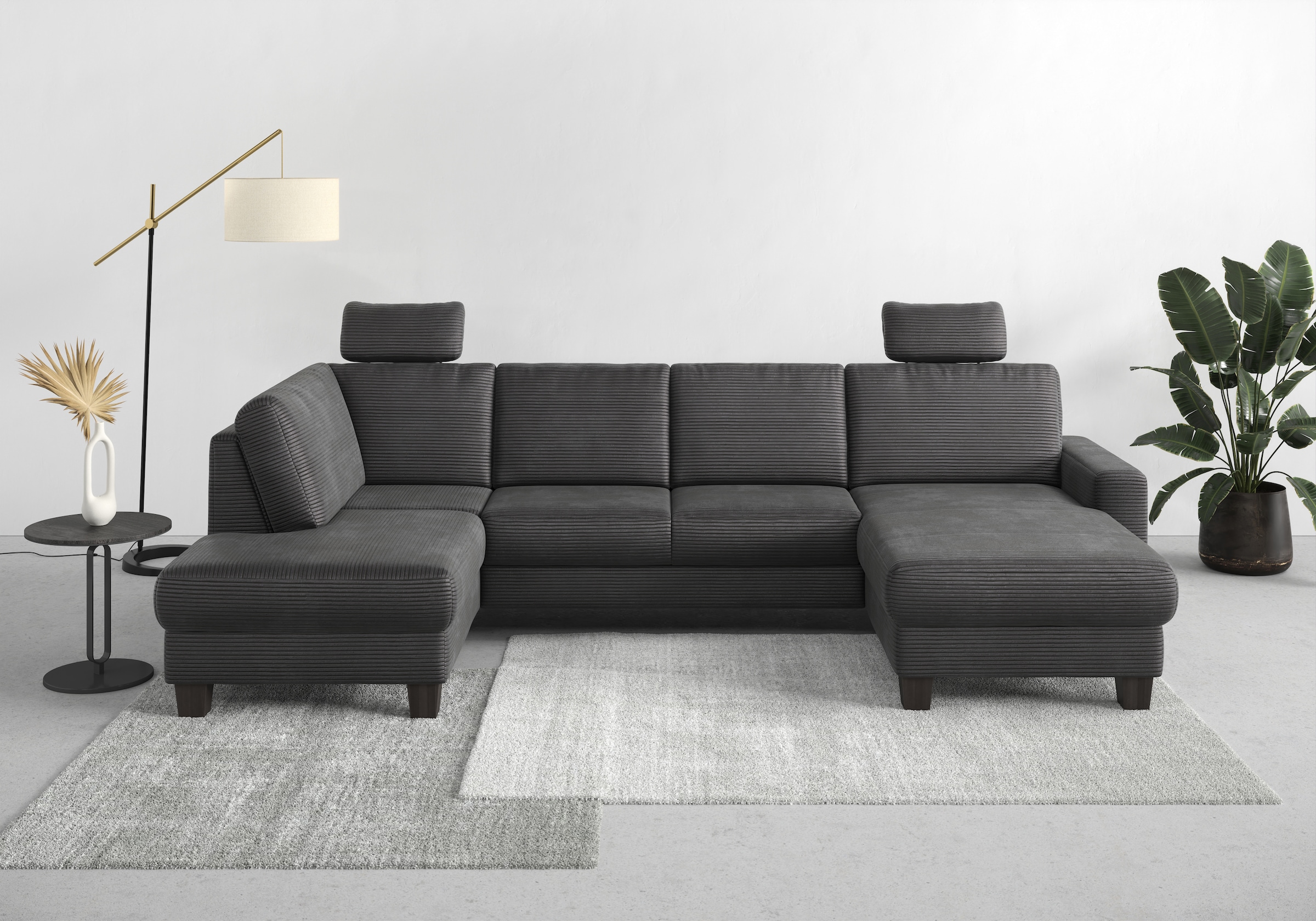 Home affaire Wohnlandschaft »Summer U-Form«, mit oder ohne Bettfunktion und günstig online kaufen