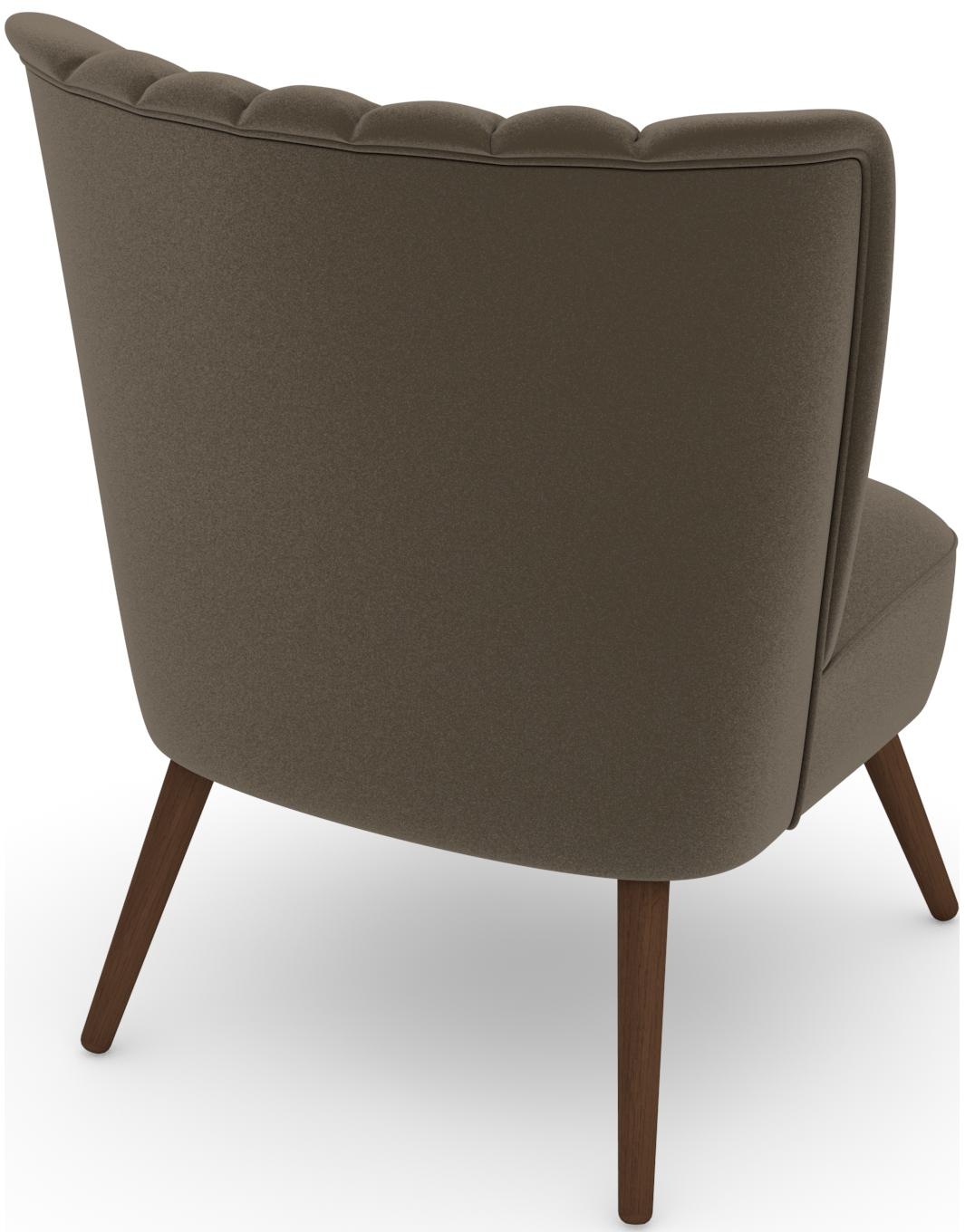Max Winzer® Sessel »build-a-chair Aspen, Loungesessel mit Samtvelours Bezug,«, im Retrolook, zum Selbstgestalten