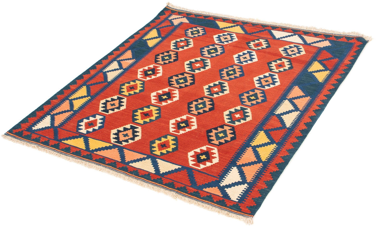 morgenland Wollteppich »Kelim - Oriental quadratisch - 106 x 99 cm - dunkel günstig online kaufen