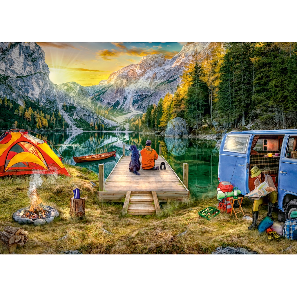 Ravensburger Puzzle »Campingurlaub«, Made in Germany, FSC® - schützt Wald - weltweit