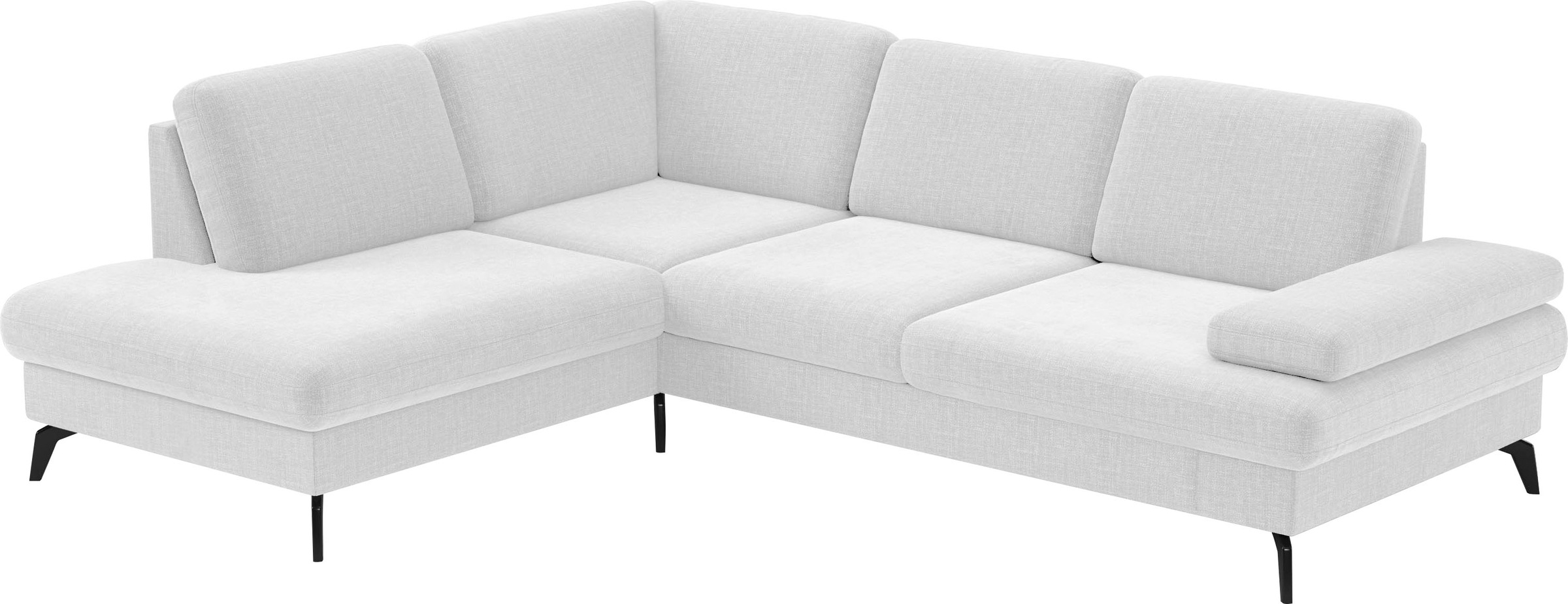 sit&more Ecksofa »Morris L-Form, inkl. Sitztiefenverstellung«, wahlweise mit Armteilverstellung, Bettfunktion & Bettkasten
