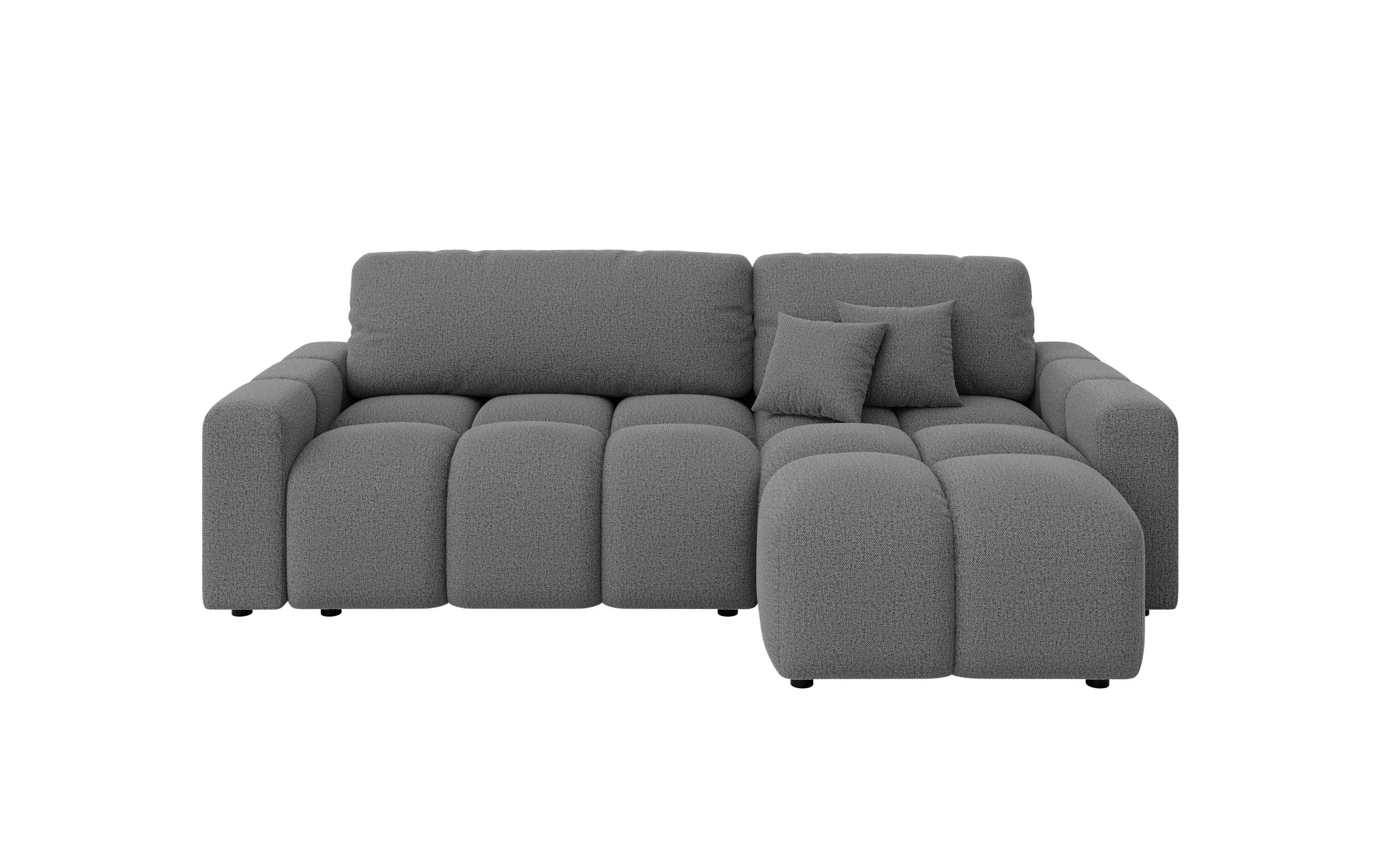 Home affaire Ecksofa »FELICI, Schlafsofa 233cm, L-Form mit Recamiere beidseitig montierbar« Designsofa mit Bettfunktion und Bettkasten, Maße B/T/H: 233/142/88 cm