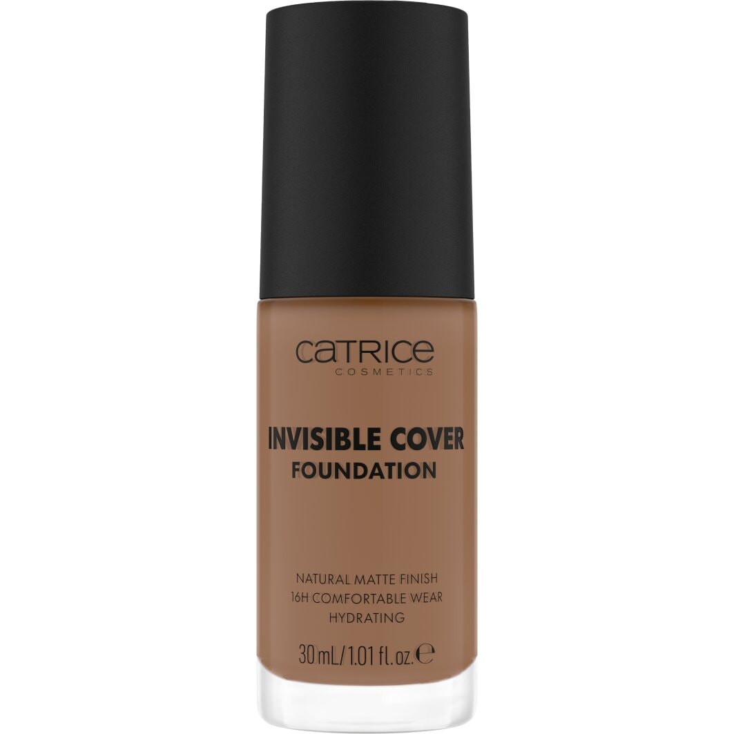 Catrice Foundation »Invisible Cover Foundation«, Langanhaltendes mattes Finish, mittlere, variable Deckkraft.