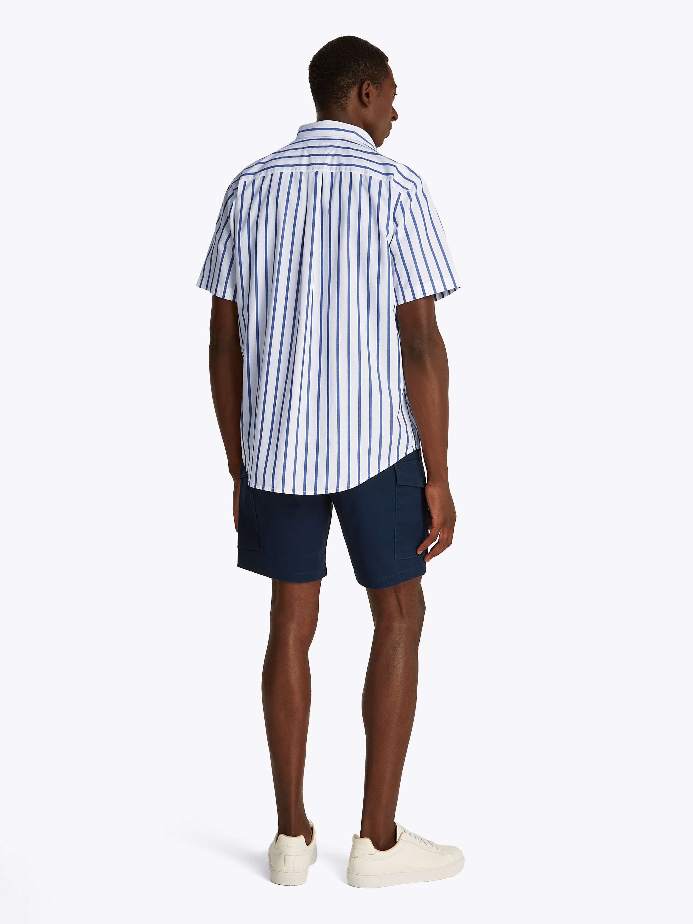 Tommy Hilfiger Kurzarmhemd »FLEX POPLIN STP SHIRT S/S«
