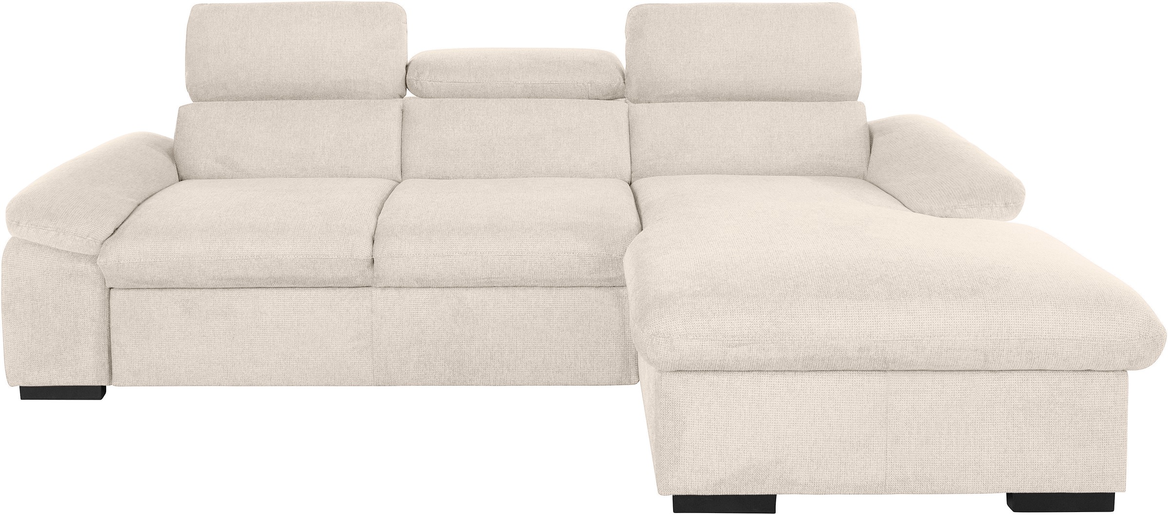 COTTA Ecksofa »Lola L-Form mit Kopfteilfunktion & Hocker« wahlweise mit Bet günstig online kaufen