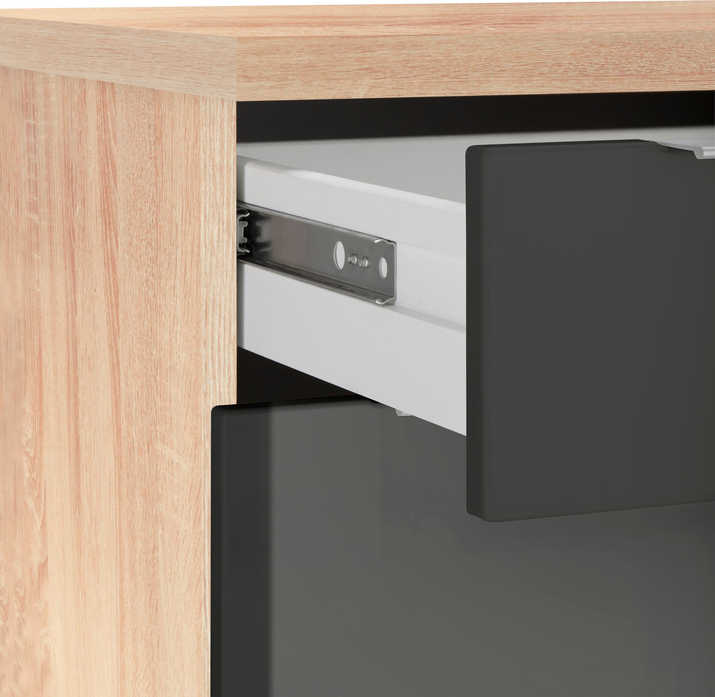 KOCHSTATION Unterschrank »KS-Brindisi«, 100 cm breit, viel Stauraum