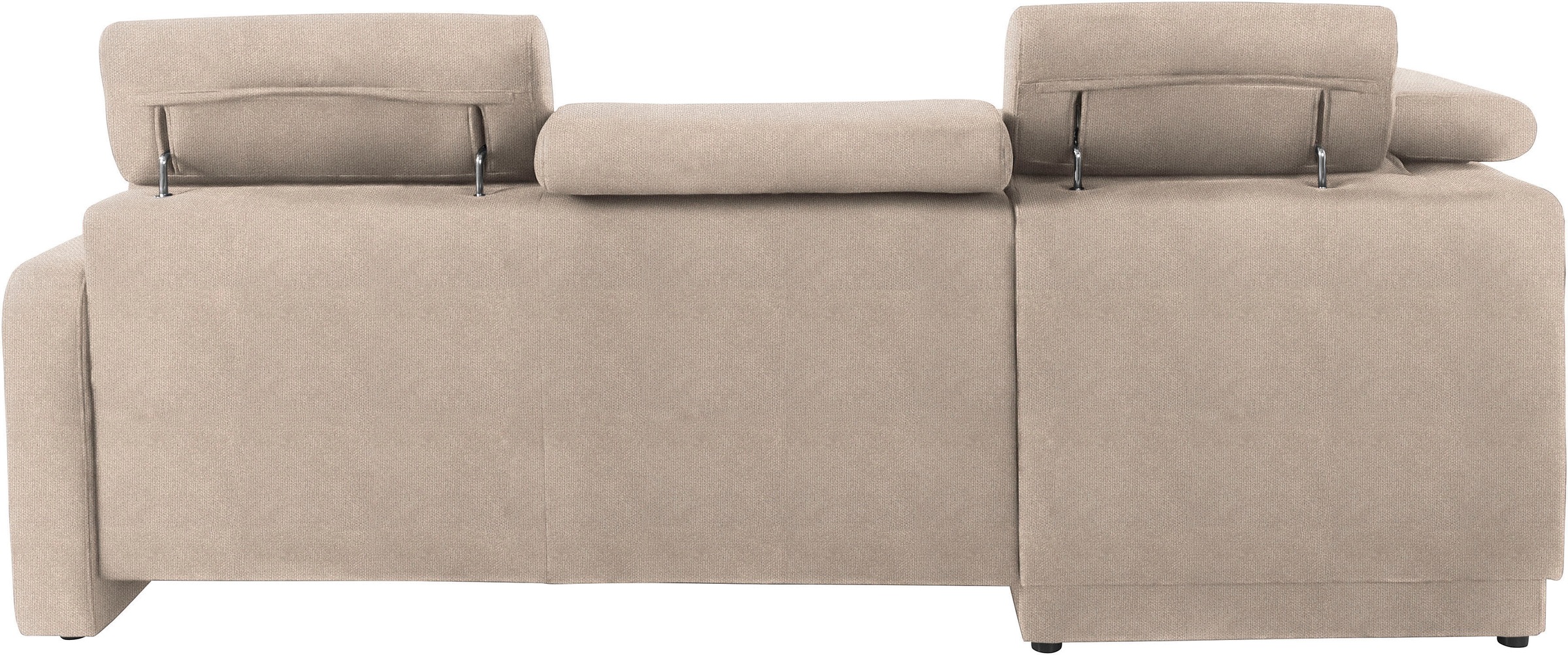 sit&more Ecksofa »Bologna L-Form«, Kopfteilverstellung, wahlweise mit Bettfunktion und Schubkasten