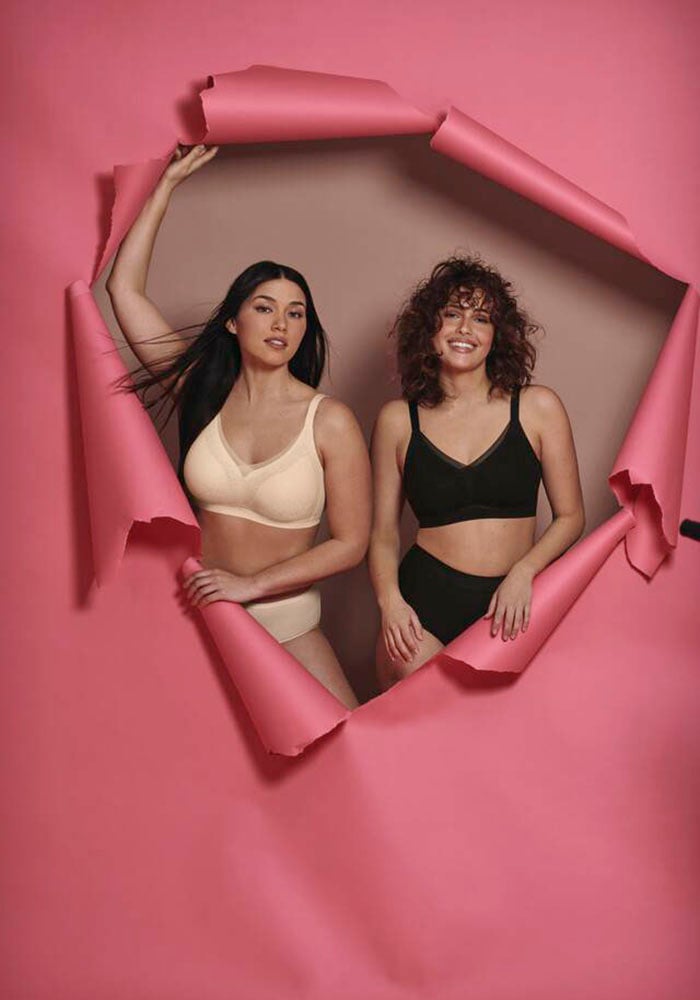 Anita since 1886 Bralette Verstellbare Träger, sportlich leichter Mesh Abschluss im Dekolleté.