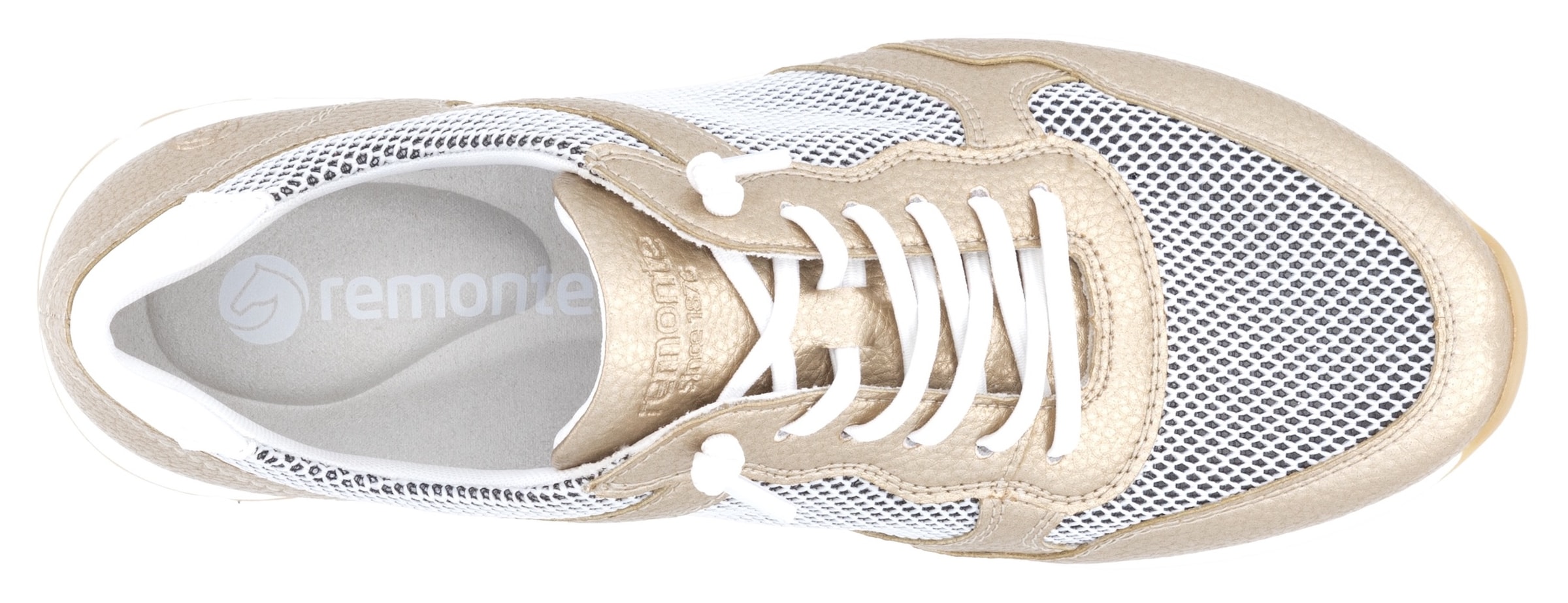 Remonte Slip-On Sneaker »Elisabeth Hurley-Collection«, Freizeitschuh, Halbschuh, Schnürer mit Schaftrandpolsterung