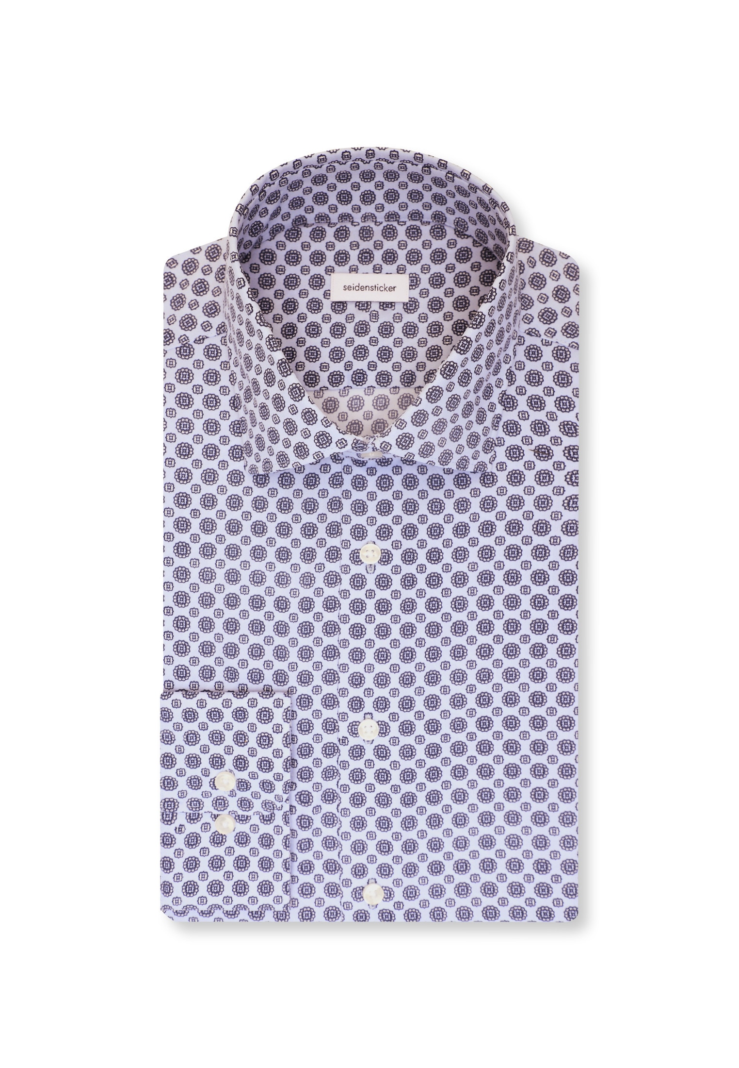 seidensticker Businesshemd »Slim« Slim 1/1 Kentkragen Druck