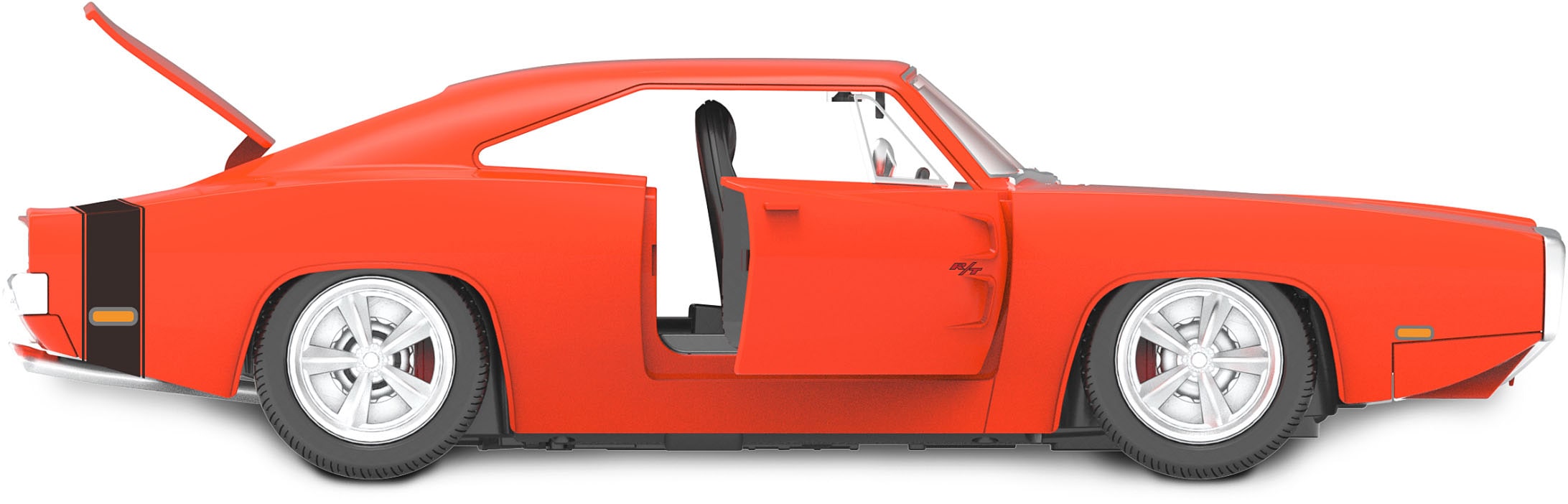 Jamara RC-Auto »Dodge Charger R/T 1970, 1:16, rot, 2,4GHz«, mit Licht und Sound