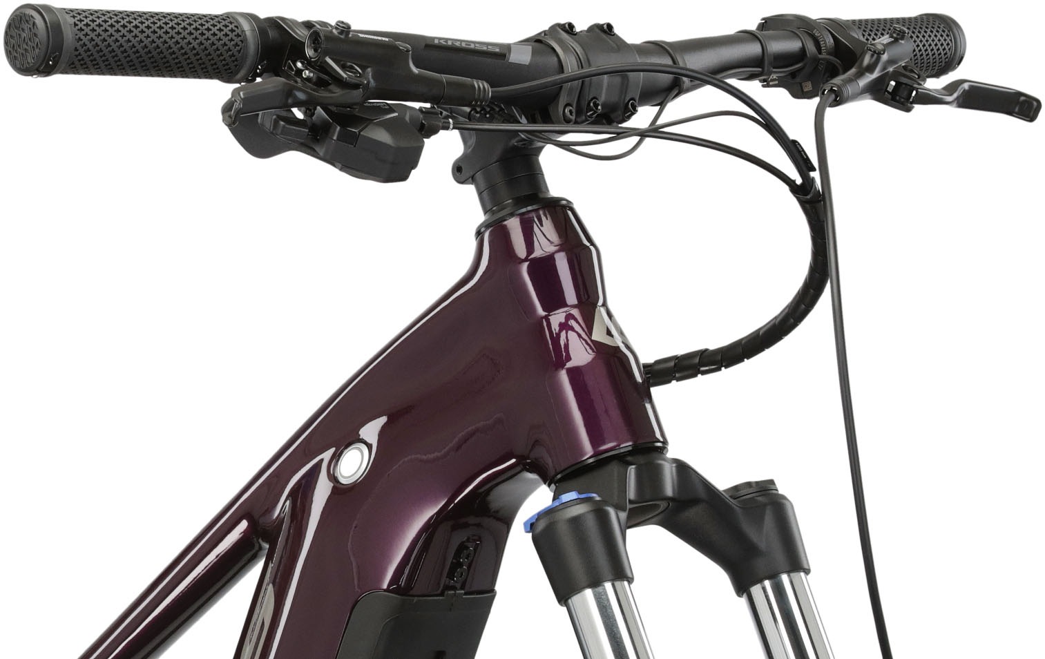 Kross E-Bike »E-MTB Lea Boost 5.0 27.5 Zoll lila«, 10 Gang, microSHIFT, ADVENT X M6205, Mittelmotor 250 W, Pedelec, Elektrofahrrad für Damen und Herren