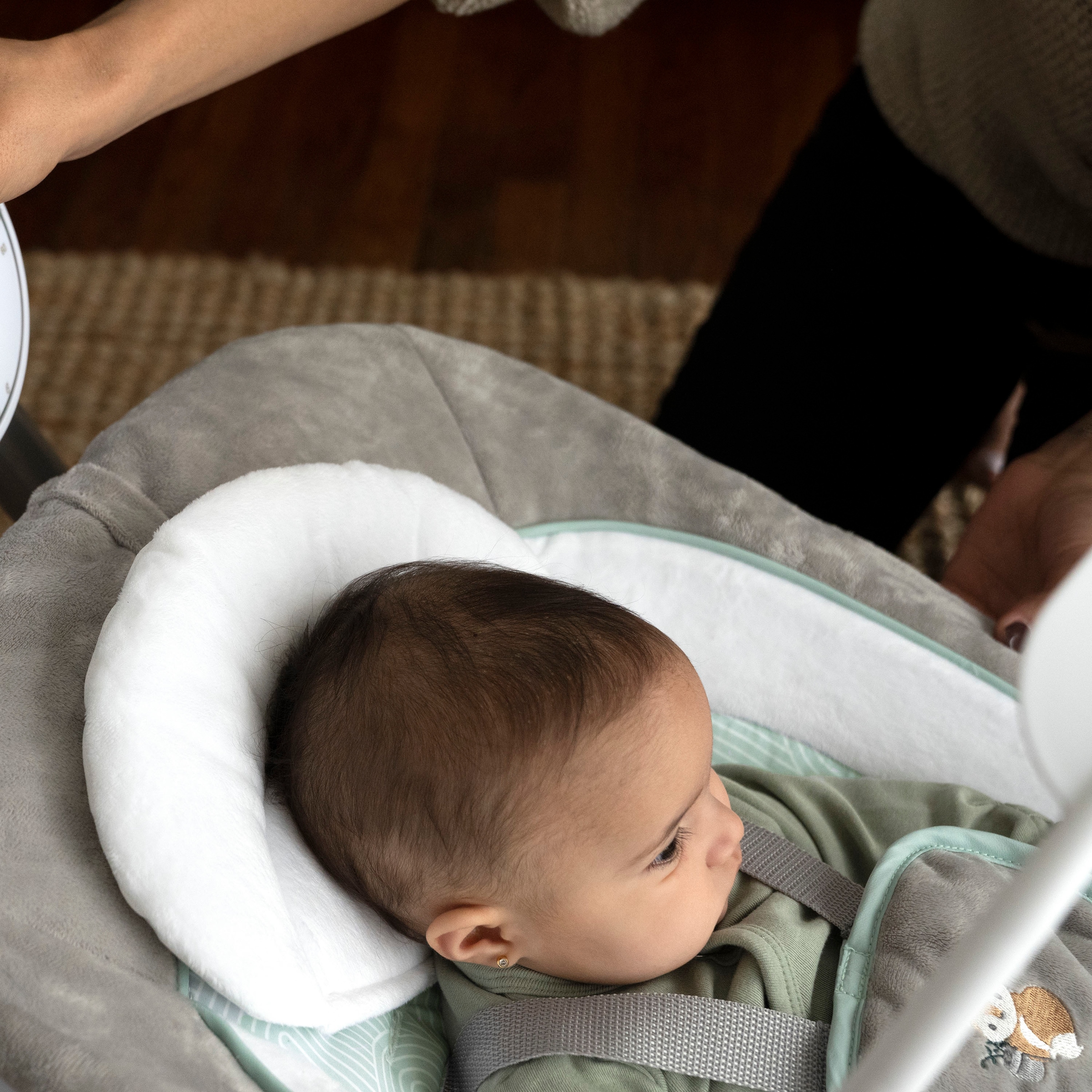 ingenuity Babywippe »AnyWay Sway Dual-Direction Portable Swing – Ray« bis 9 kg mit Sound-Effekt