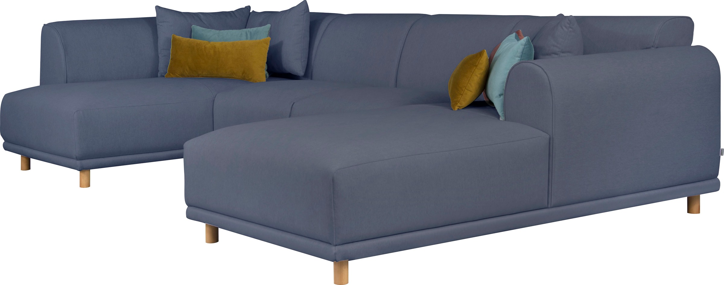 andas Wohnlandschaft »Maroon U-Form«, in skandinavischem Design, mit losen Kissen