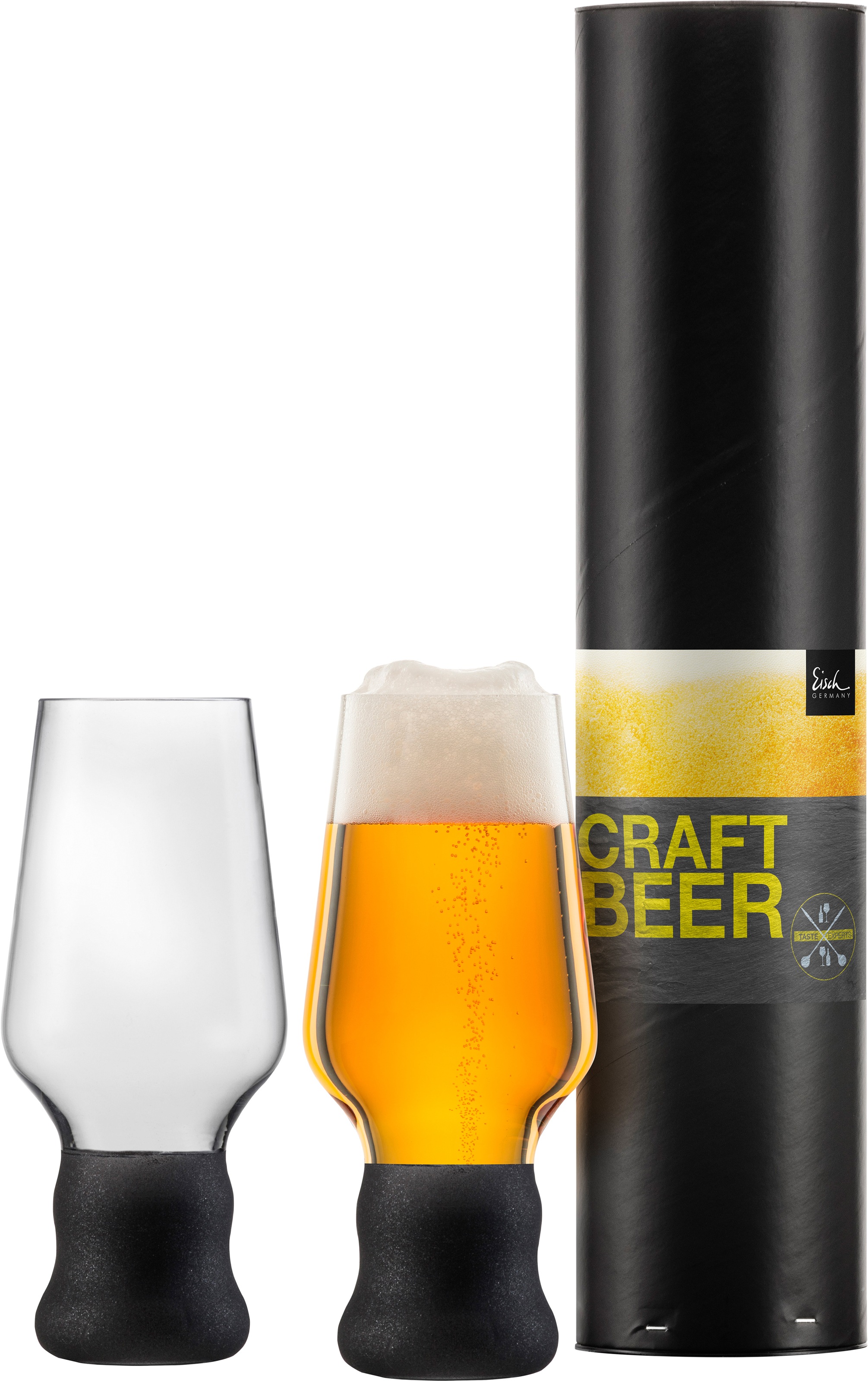 Eisch Germany Bierglas »Craft Beer Becher«, (Set, 2 tlg.), bleifrei, 450 ml, 2-teilig
