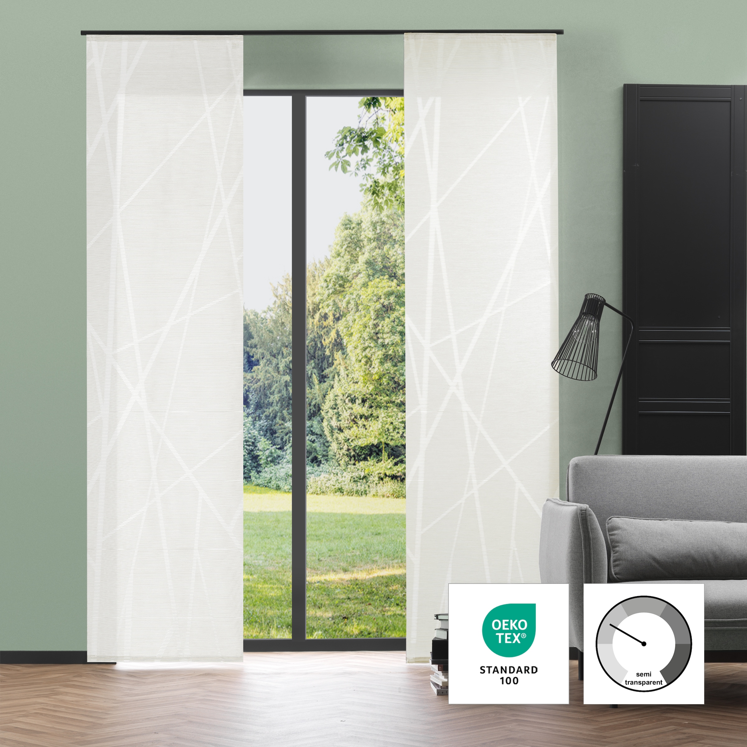 Neutex for you! Schiebegardine »BEAM« Paneelwagen 1 Stk. tlg. Abstraktes Muster