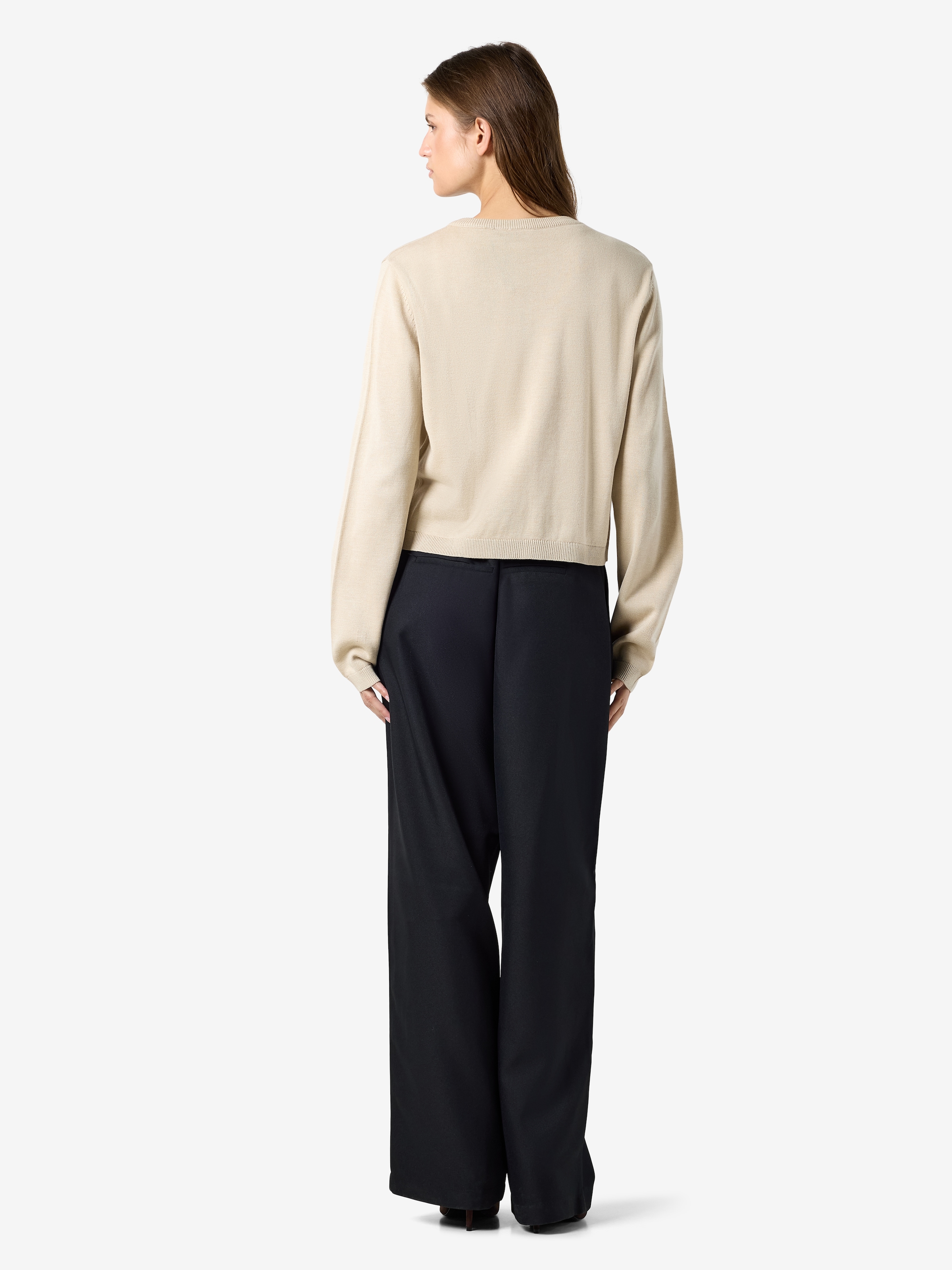 Noisy may Strickjacke »NMMAYSA L/S O-NECK KNIT CARDIGAN NOOS« Baumwollmischung, regular fit