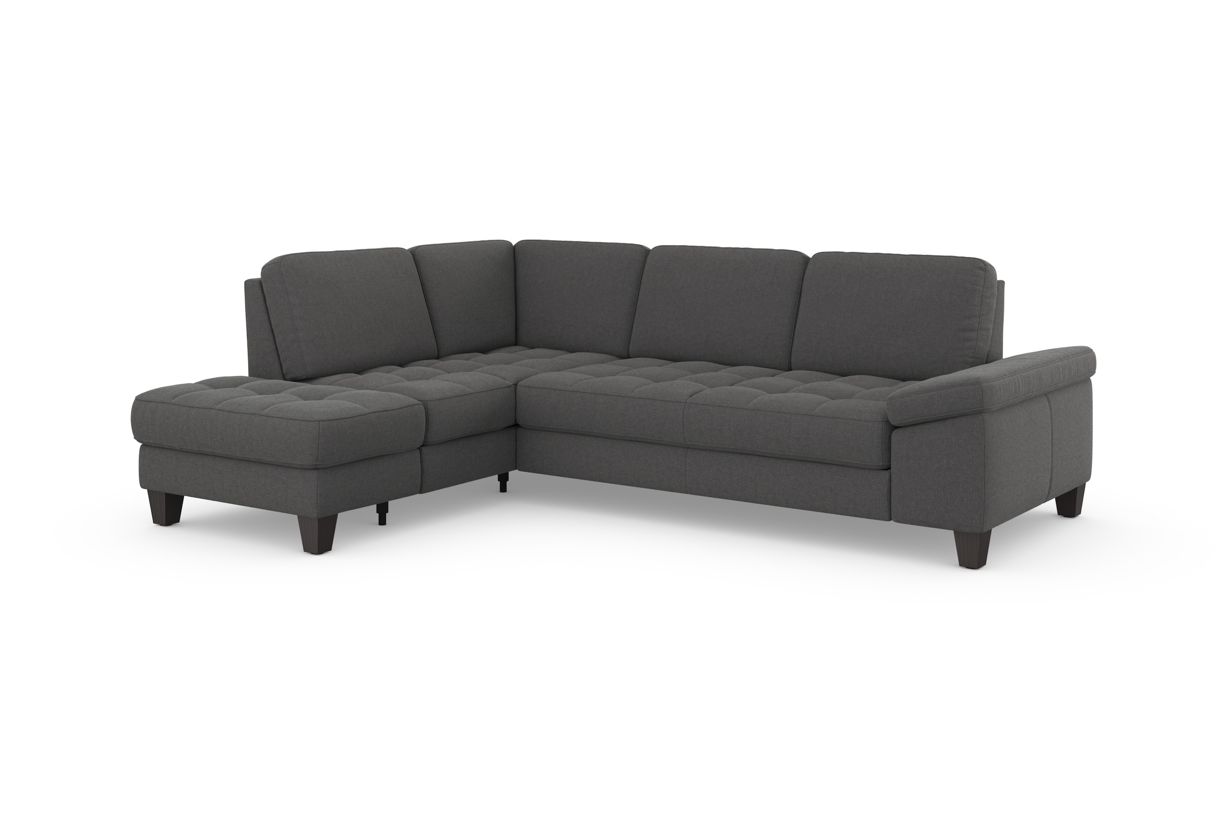 sit&more Ecksofa »Westham L-Form«, mit Ottomane, mit oder ohne Bettfunktion, Bettkasten, Verstellung