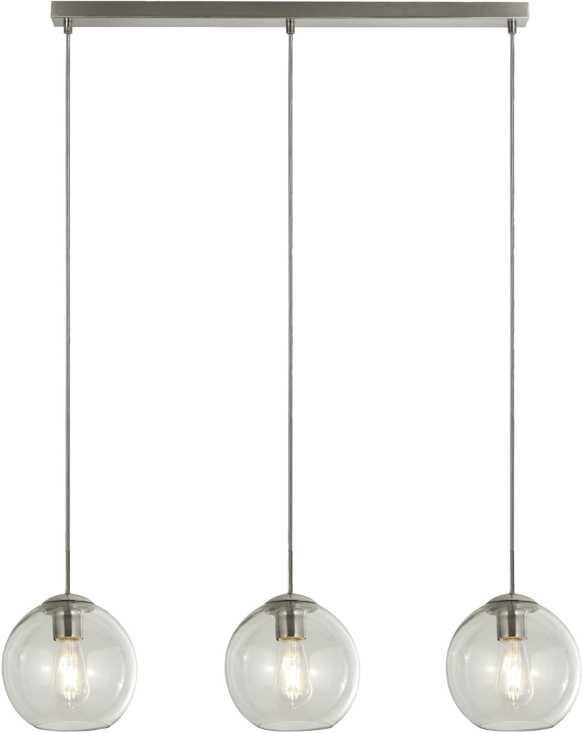 Searchlight Pendelleuchte »Balls 3Lt Pendelleuchte - Chrommetall & Glas« E14 1 Stk.