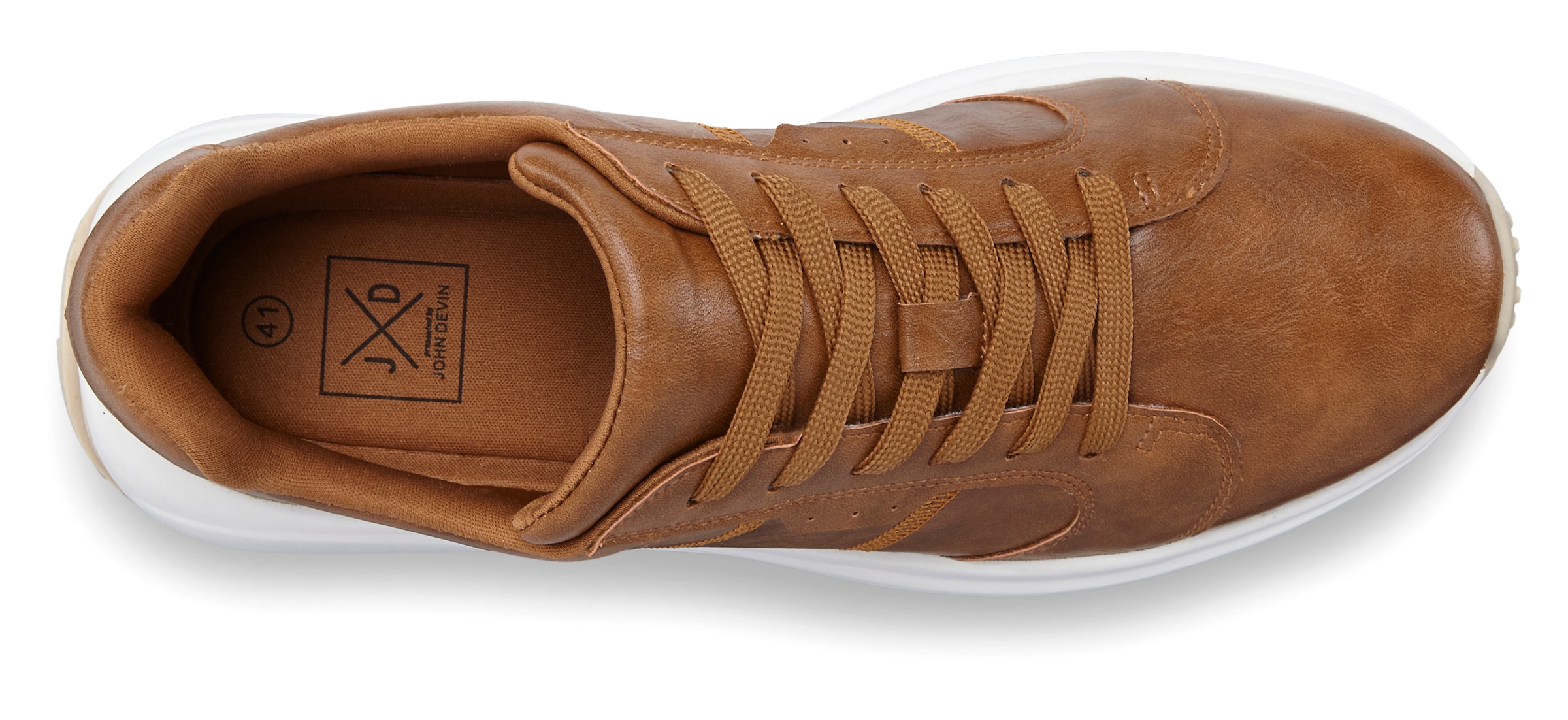 John Devin Sneaker »Schnürschuh, Freizeitschuh, Halbschuh, Turnschuh, Schnürhalbschuh«  NEU mit modischer Sohle VEGAN