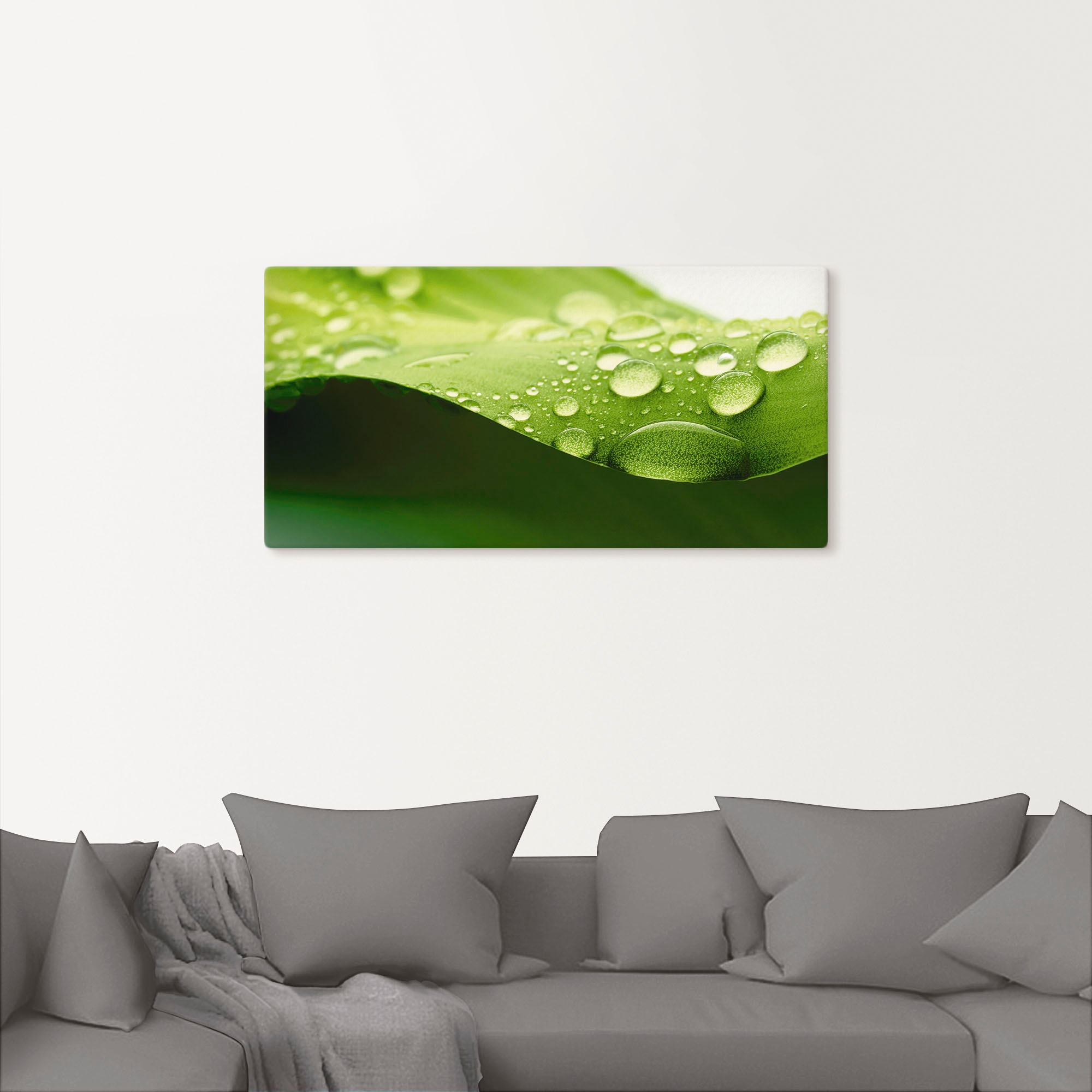 Artland Leinwandbild »Blatt«, Zen, (1 St.), auf Keilrahmen gespannt