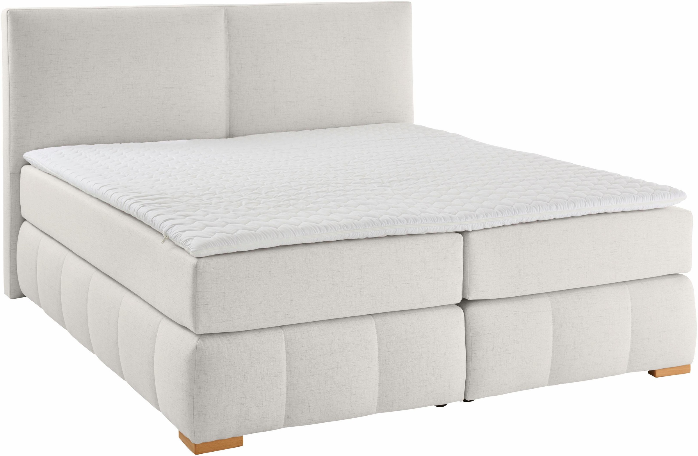 Guido Maria Kretschmer Home&Living Boxspringbett »Wehma«, inkl. Topper in 3 verschiedenen Matratzen, auch in Samtstoff