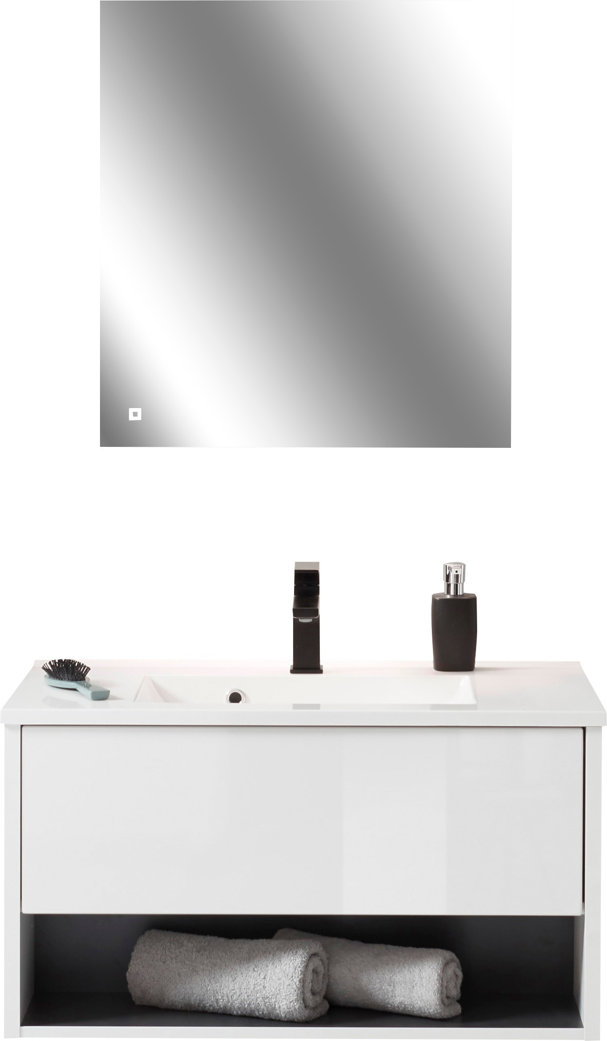 Places of Style Badmöbel-Set »Studio Line, Bad im modernen Design, 2-teilig günstig online kaufen