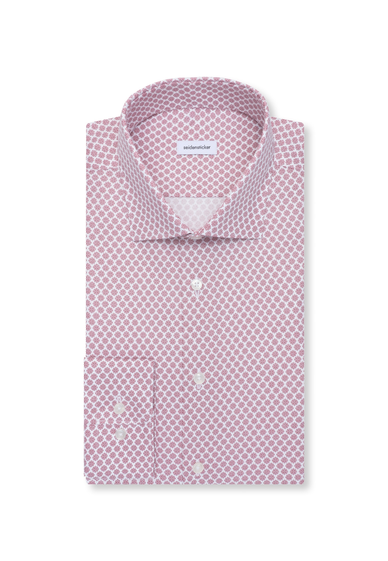 seidensticker Businesshemd »Schwarze Rose« Slim 1/1 Kentkragen Druck