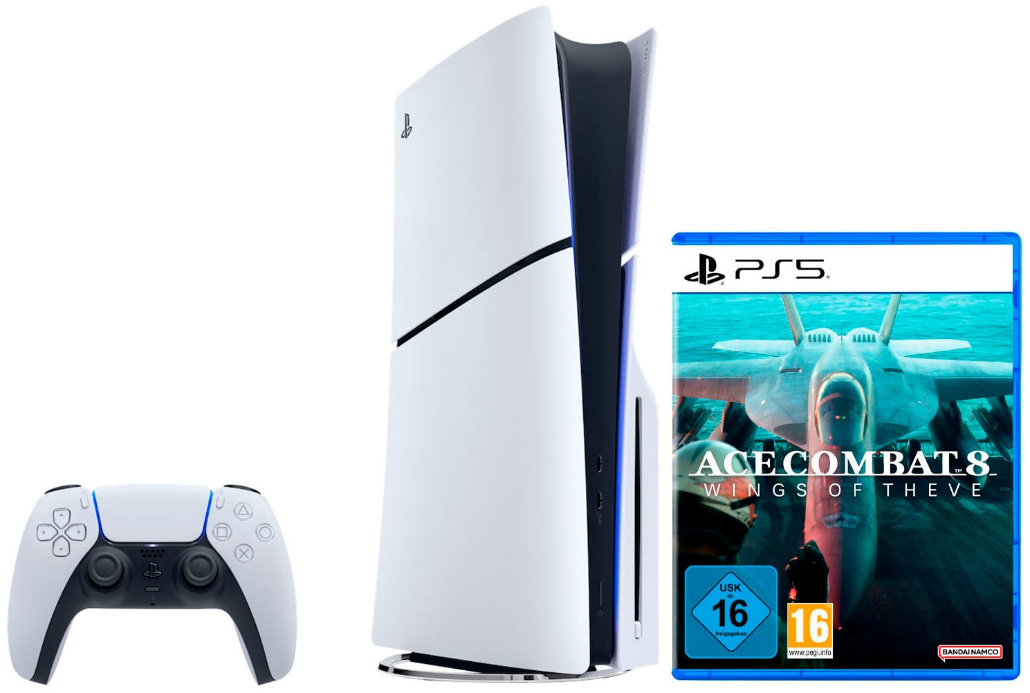 PlayStation 5 Konsolen-Set »PS5 Disk Edition (Slim) inkl. Ace Combat 8: Wings of Theve« 1.000 GB 1 TB