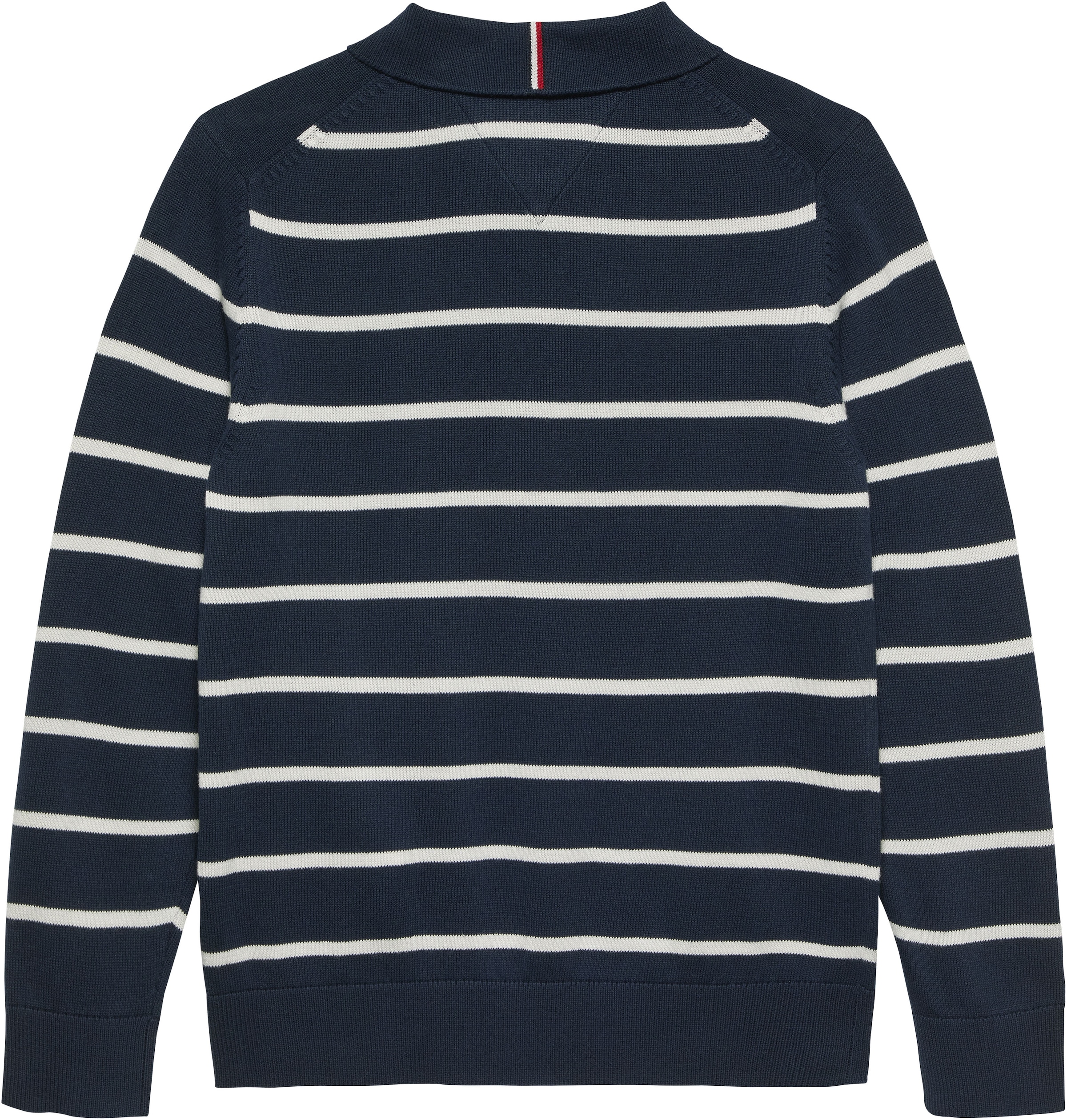 Tommy Hilfiger Strickpullover »POLO COLLAR SWEATER LS« Kinder bis 16 Jahre, regular fit