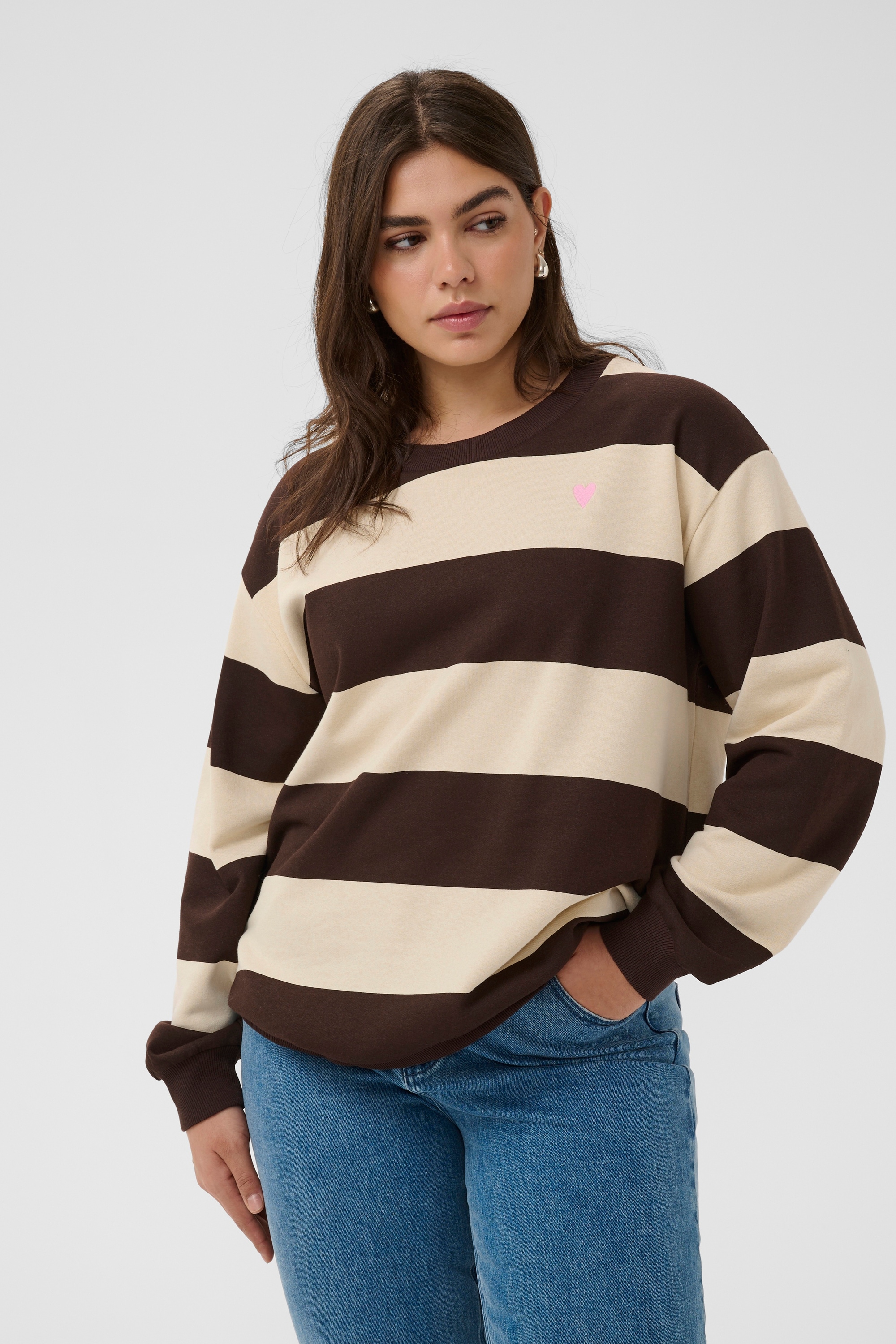 KAFFE Curve Sweatshirt »Sweatshirt KCjomo«
