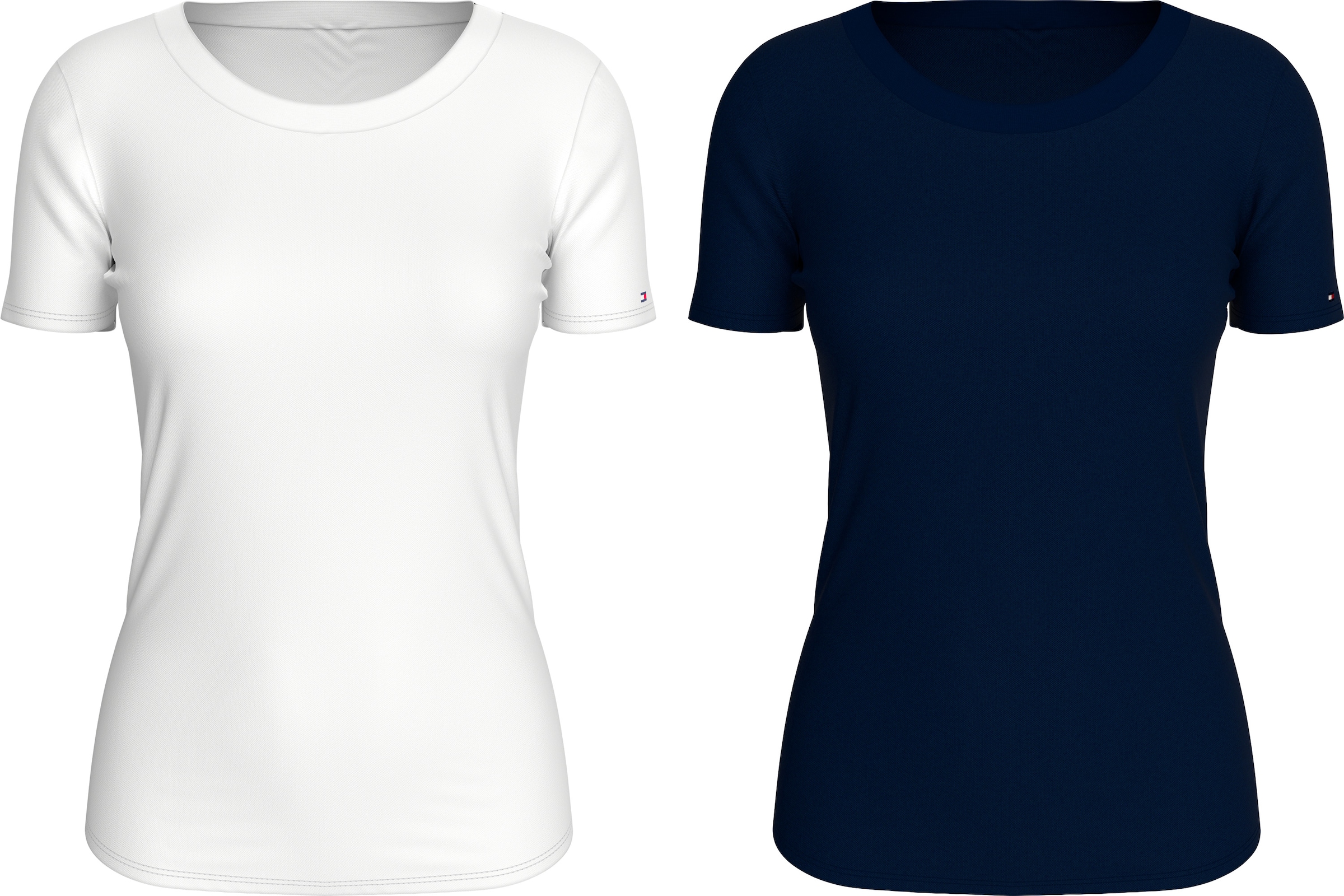 T-Shirt, mit Logostickerei