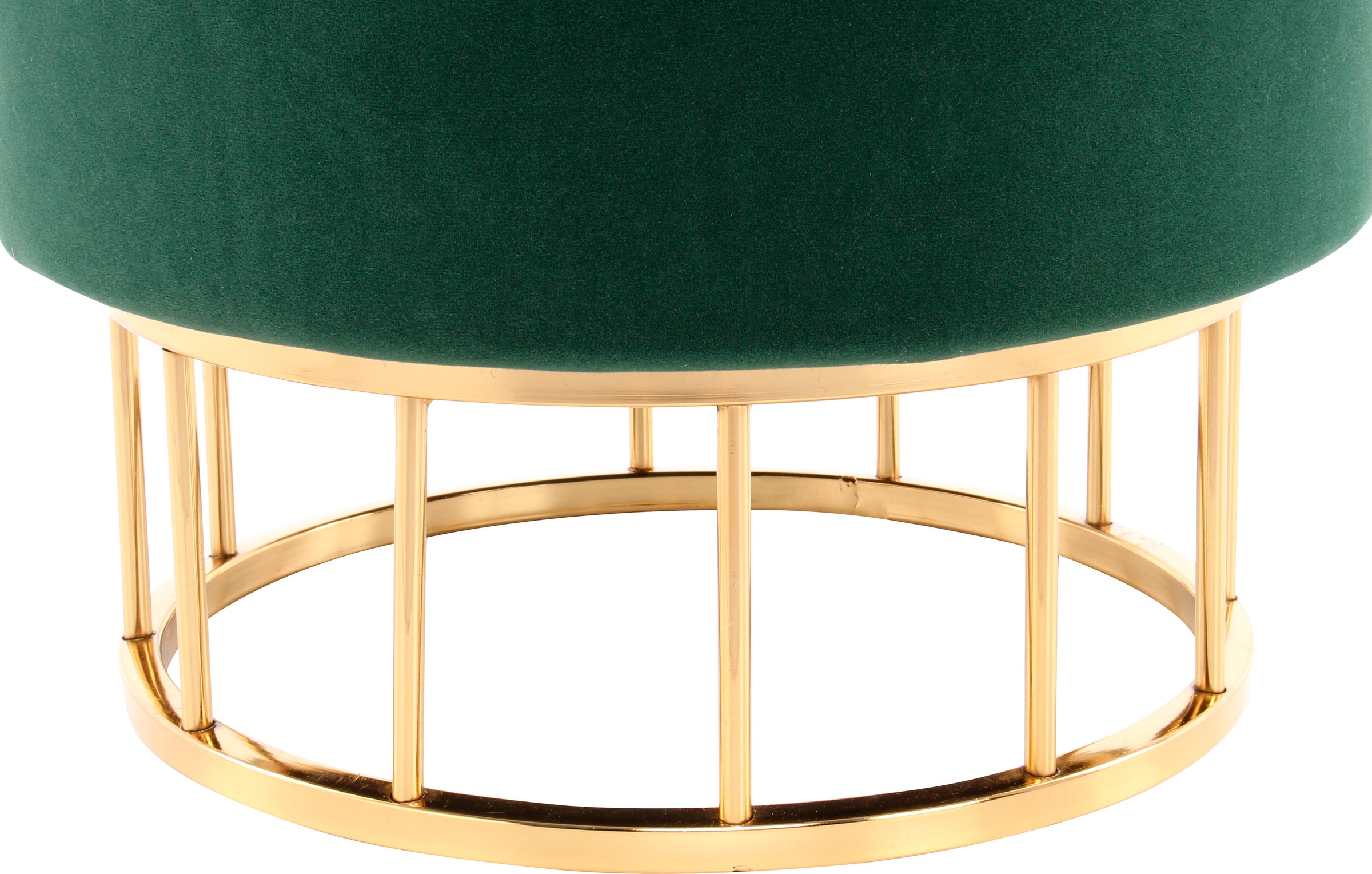 Kayoom Stauraumhocker »Hocker Zero 525, Sitzhocker mit Komfort,runde, moderne Form«, (1 St.), glamourös, elegant, mit Stauraum, Bezug aus samtweichem Stoff