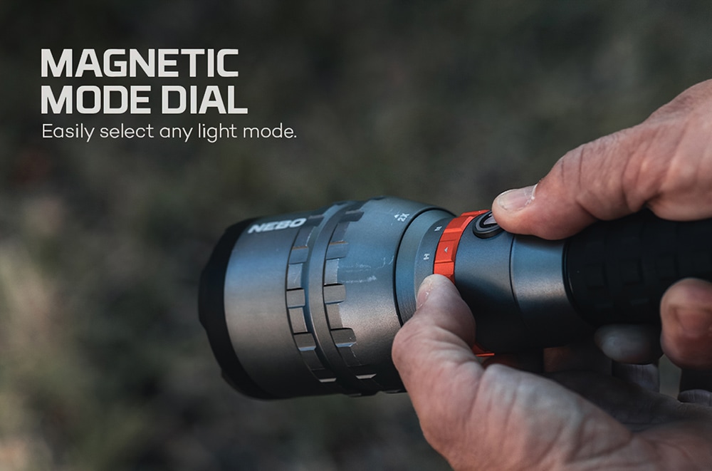 NEBO LED Taschenlampe »Nebo DAVINCI™ 12000 RC Mag Dial« Set, Taschenlampe inkl. Ladekabel, 2 Stk. tlg.