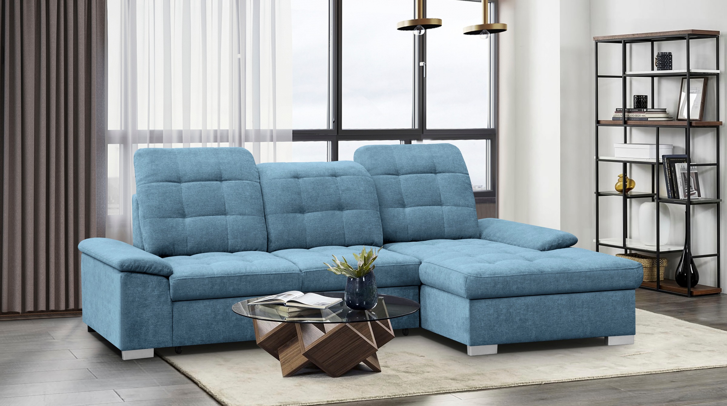 WERK2 Ecksofa »Carmen, mit Bettfunktion & Bettkasten, optional Sitztiefenve günstig online kaufen