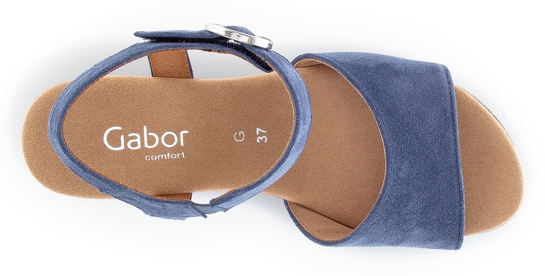 Gabor Sandalette »KRETA«  , Blockabsatz, Sommerschuh, Riemchensandale in Komfortweite G (=weit)