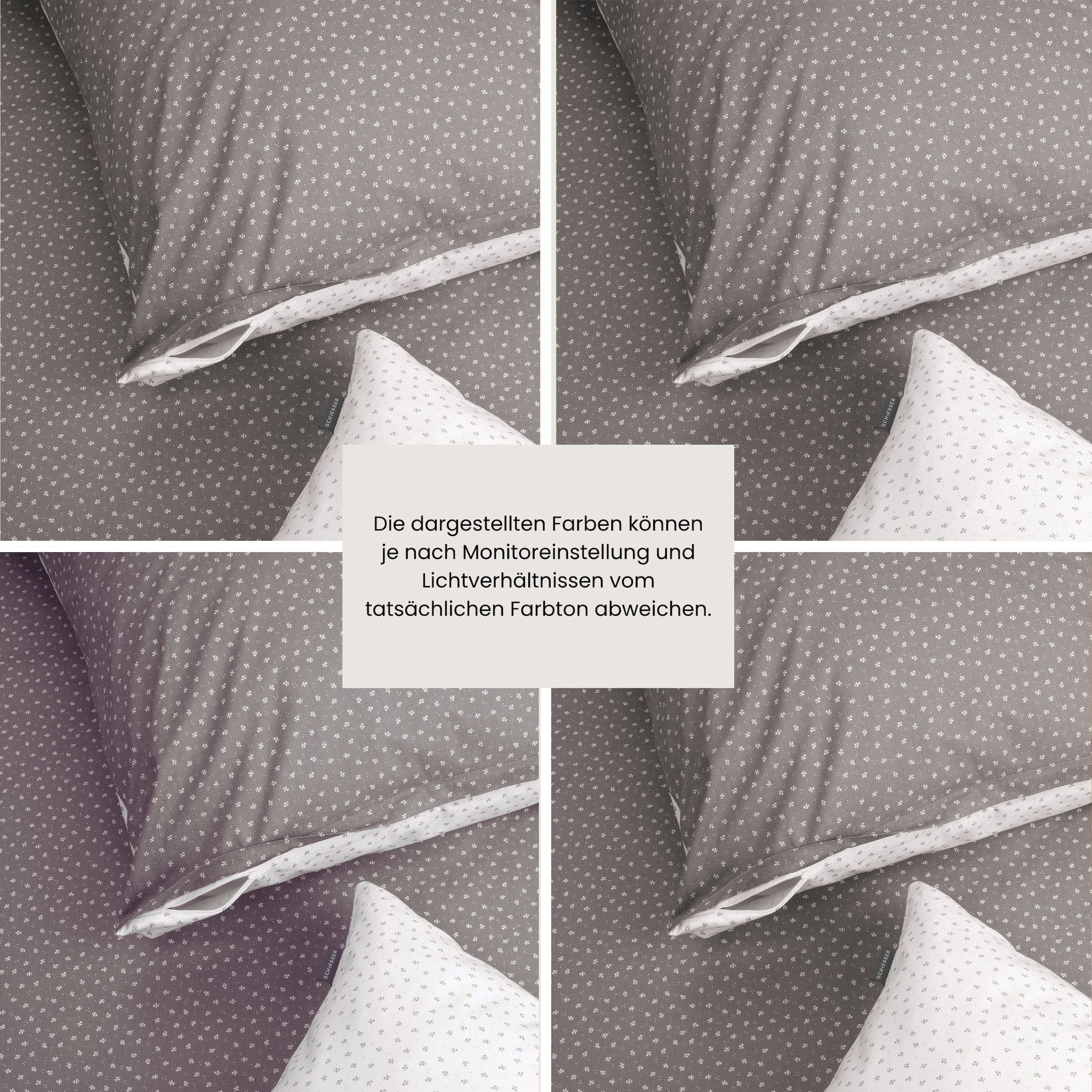 Schiesser Bettwäsche »Millie aus weicher Baumwolle mit filigranen Blüten« 2 Stk. OEKO-TEX® MADE IN GREEN